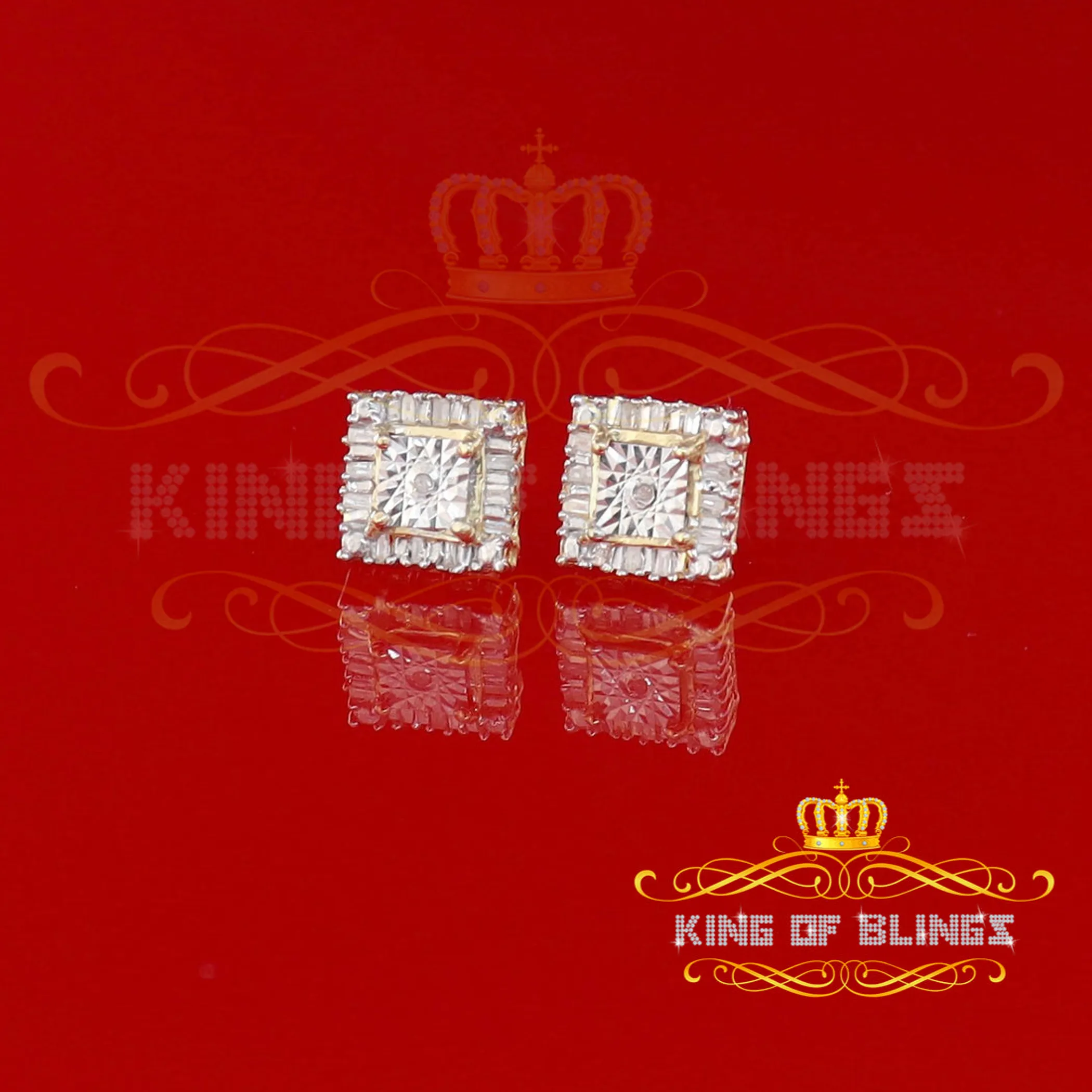 0.15ct Carat Diamond Stud Earrings for Women Sterling Silver stud for men