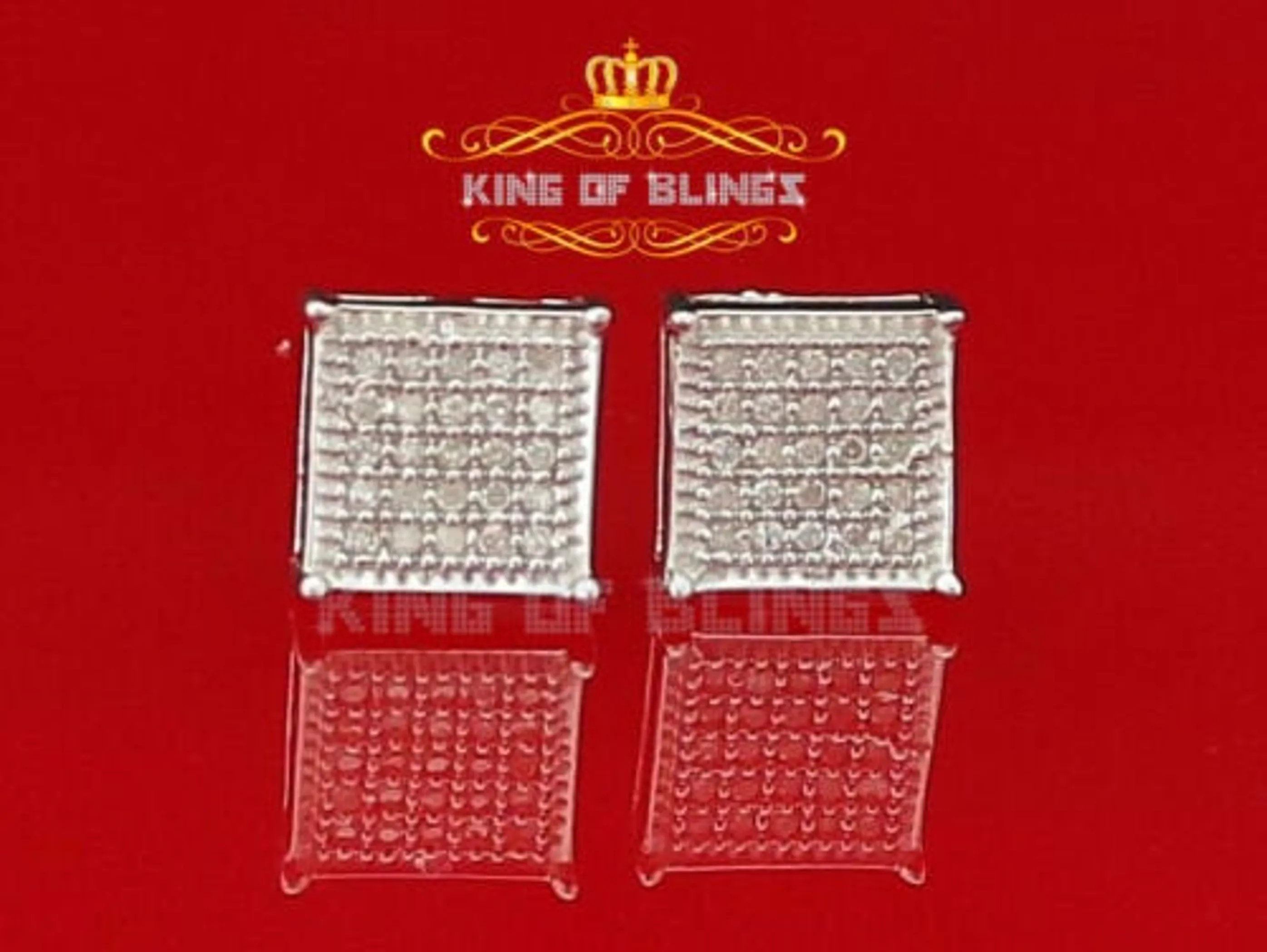 0.15ct Carat Diamond Stud Earrings for Women Sterling Silver stud for men