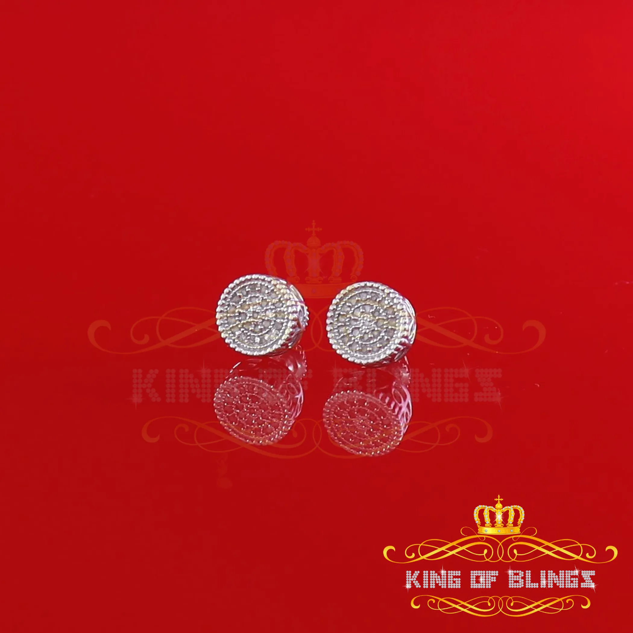 0.15ct Carat Diamond Stud Earrings for Women Sterling Silver stud for men