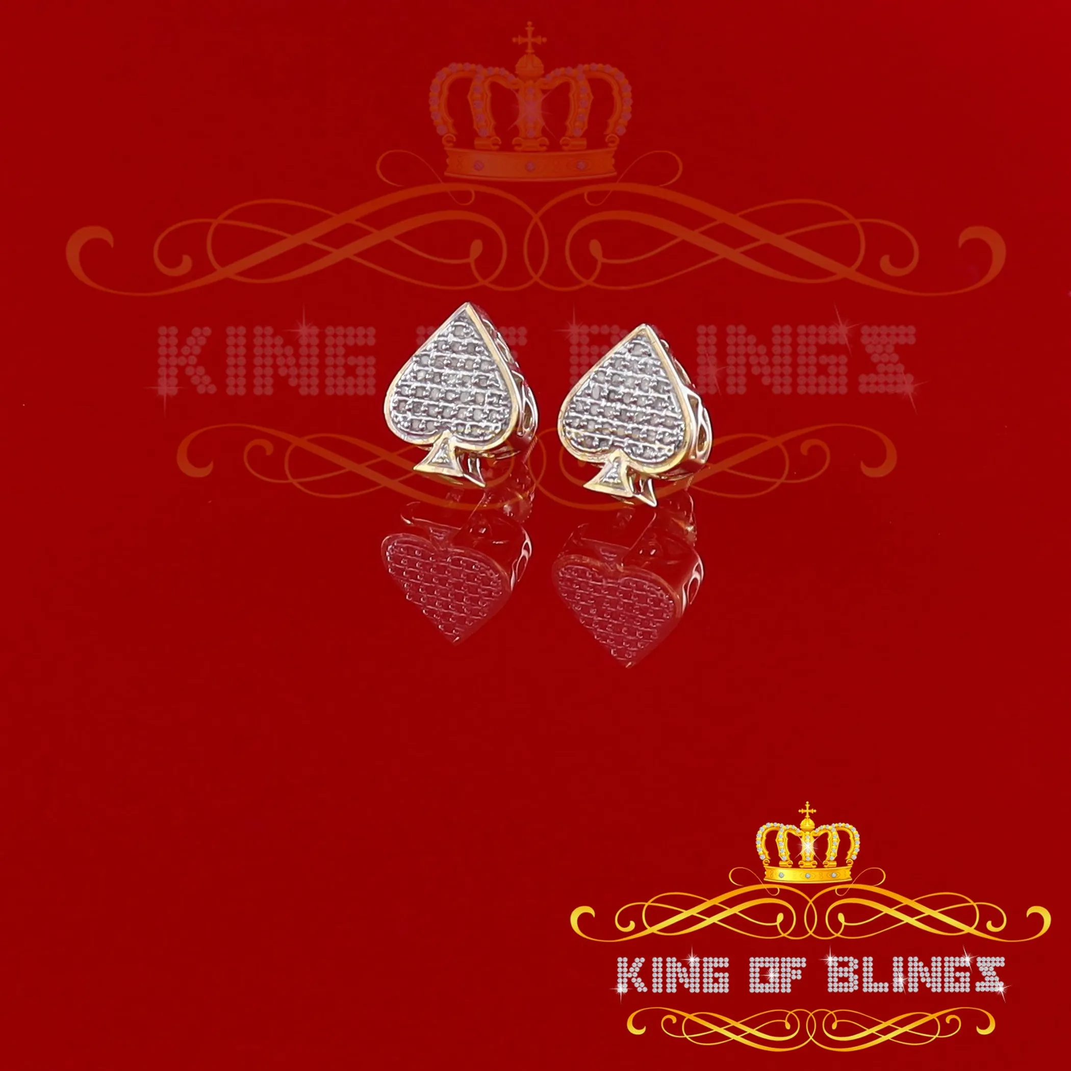 0.15ct Carat Diamond Stud Earrings for Women Sterling Silver stud for men