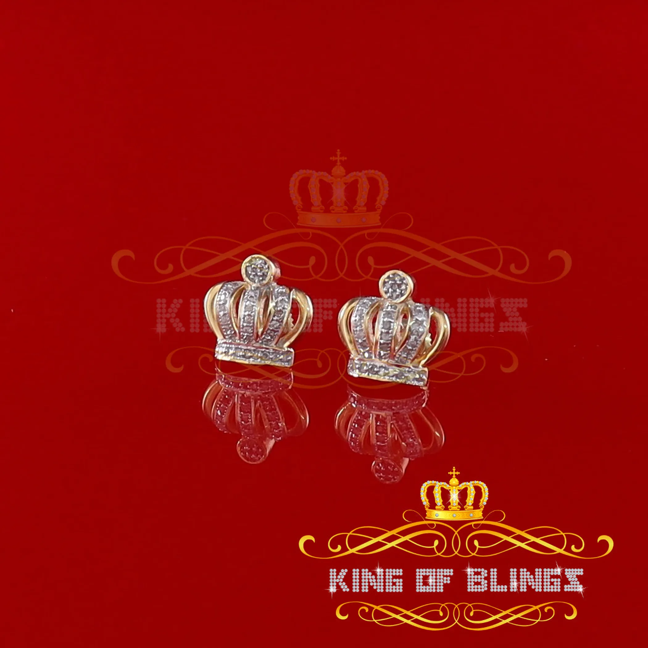 0.15ct Carat Diamond Stud Earrings for Women Sterling Silver stud for men