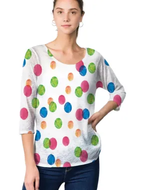 025- ET Lois Big Circles Soft Knit Top