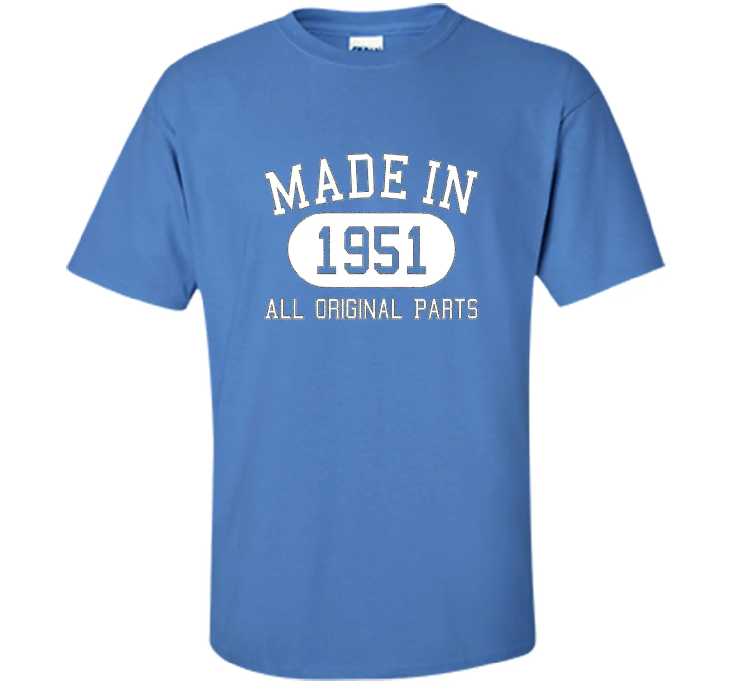 65th Birthday Gift Tee Shirt Made In 1951 (Fitted)