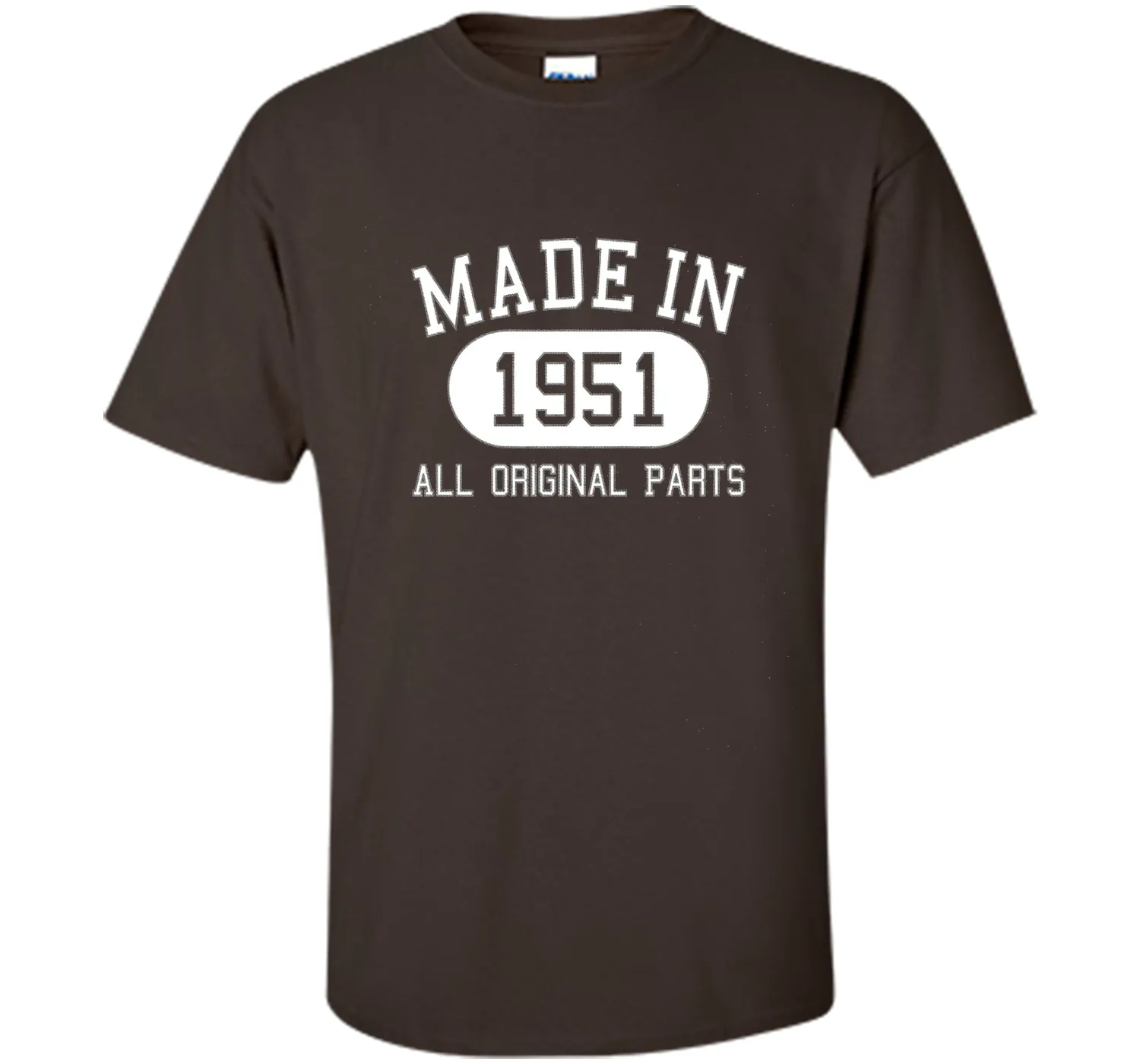 65th Birthday Gift Tee Shirt Made In 1951 (Fitted)