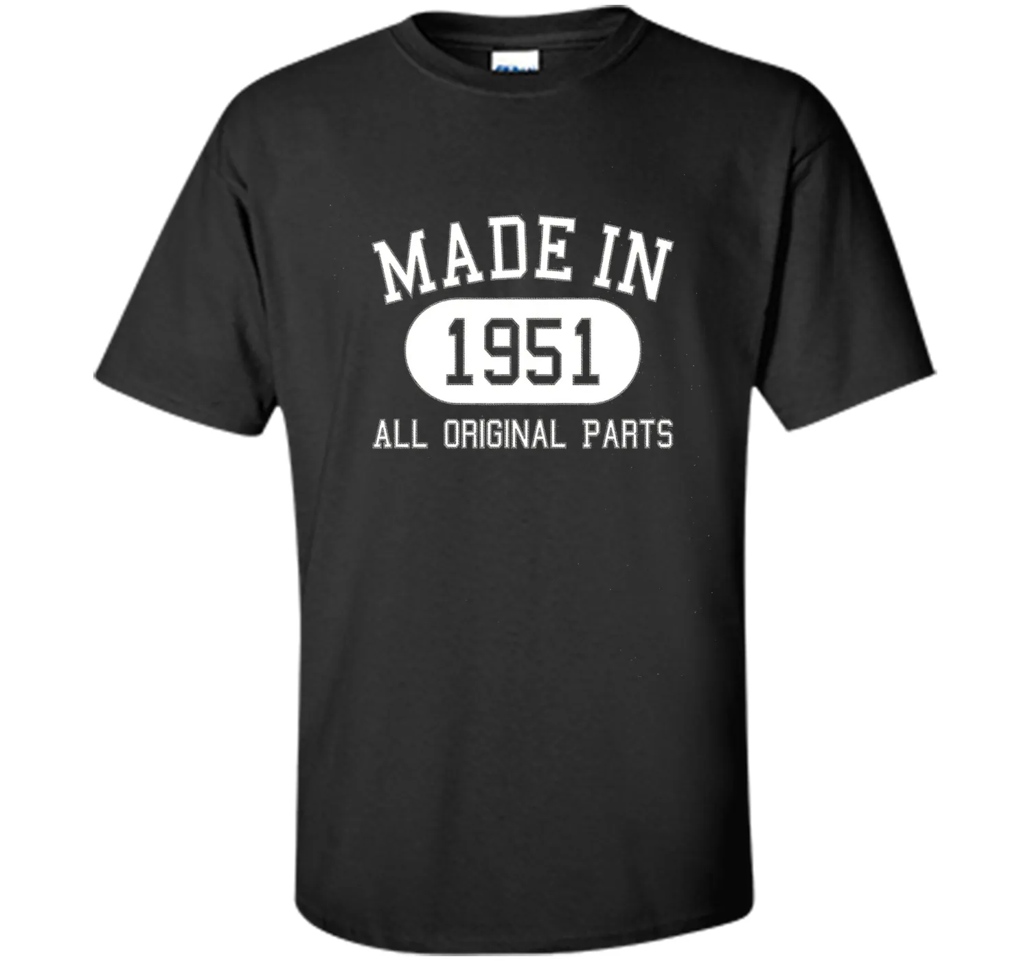 65th Birthday Gift Tee Shirt Made In 1951 (Fitted)