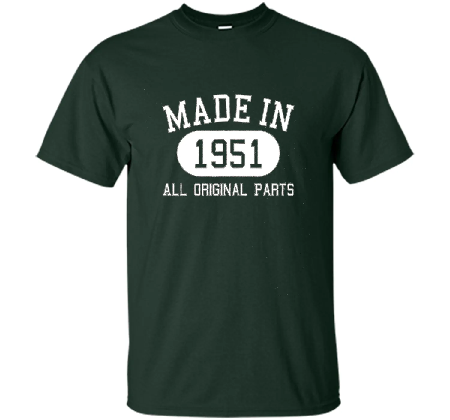 65th Birthday Gift Tee Shirt Made In 1951 (Fitted)