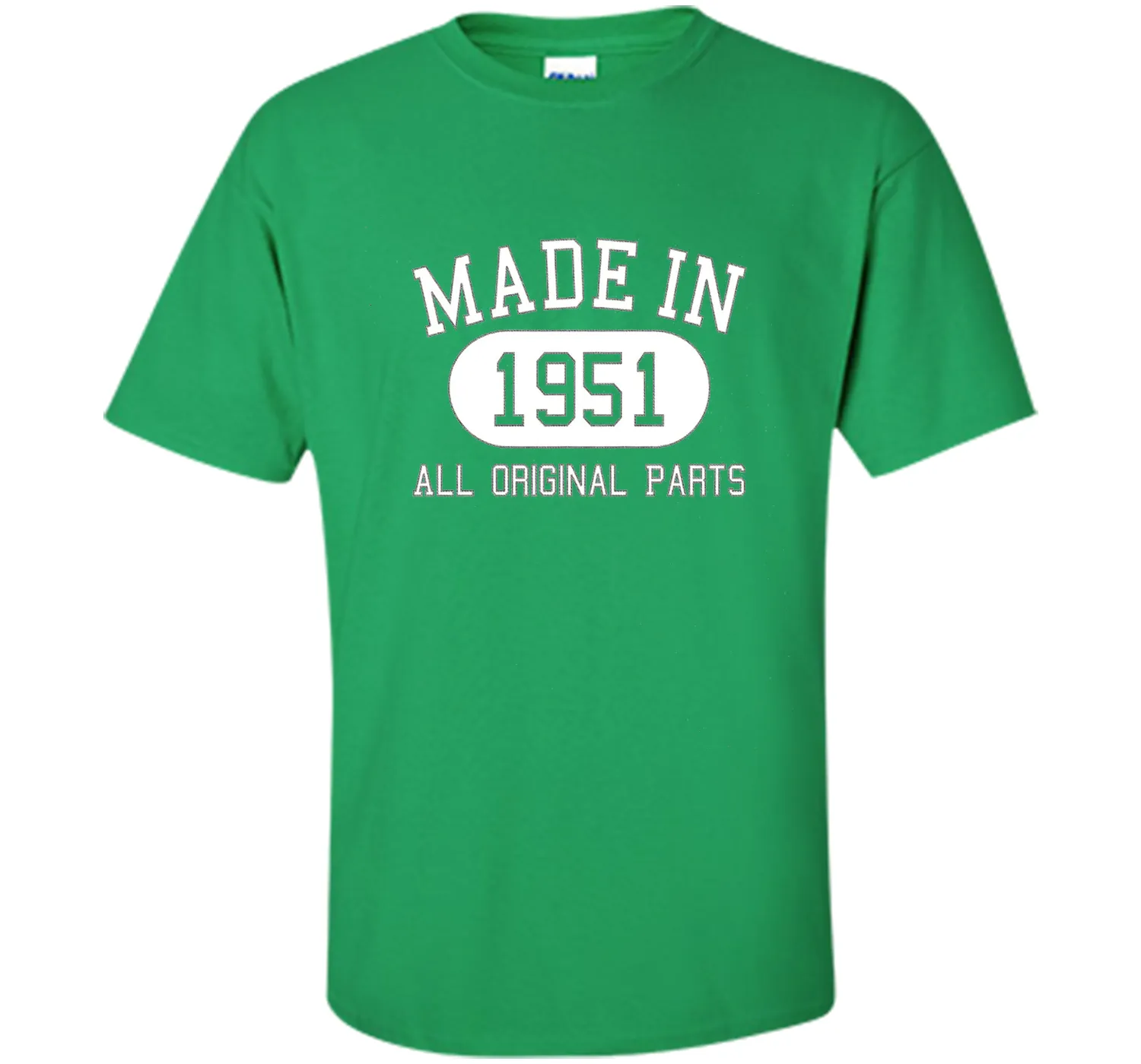 65th Birthday Gift Tee Shirt Made In 1951 (Fitted)