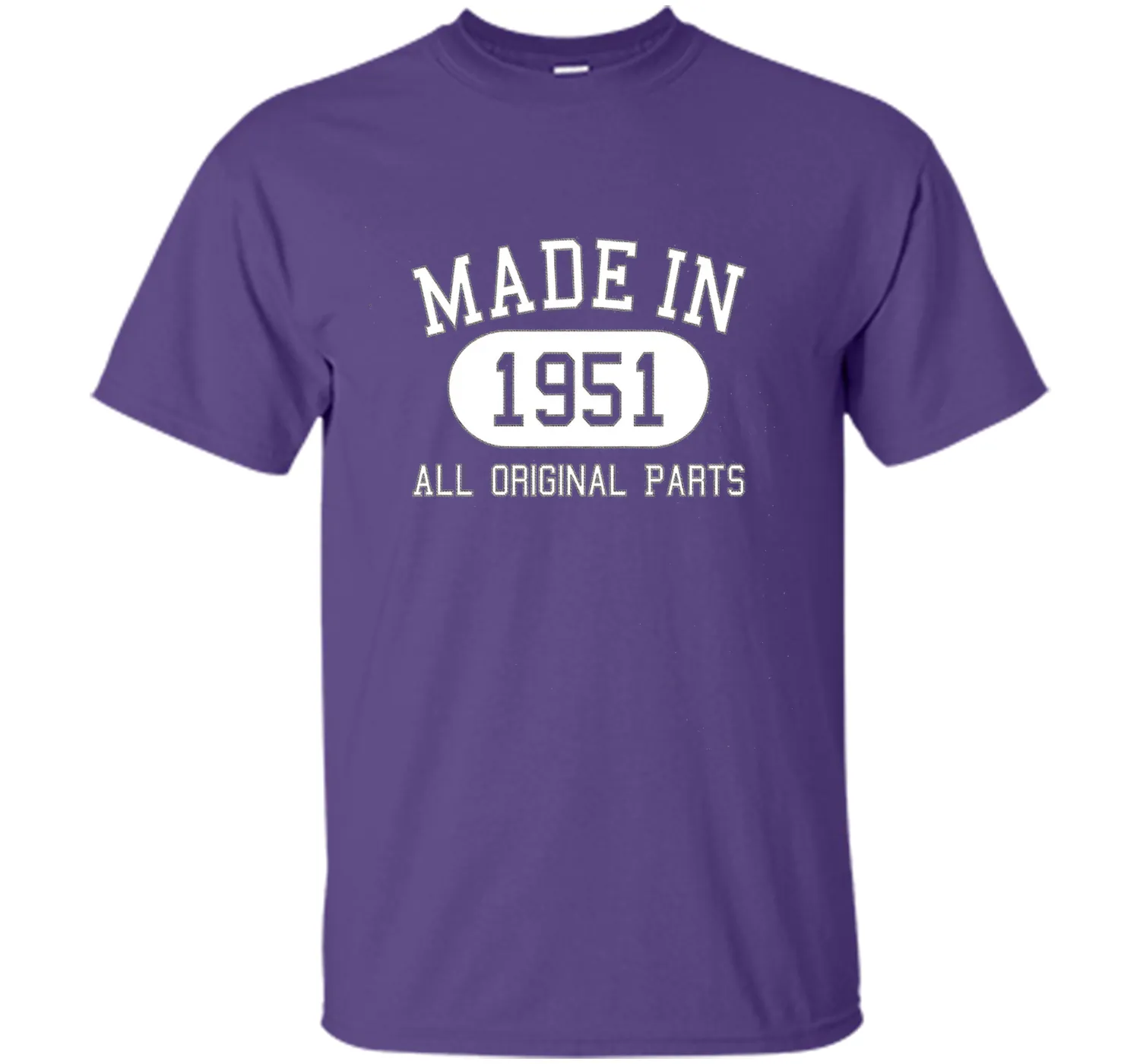 65th Birthday Gift Tee Shirt Made In 1951 (Fitted)