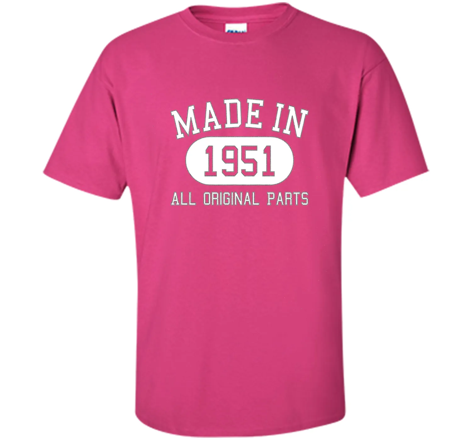 65th Birthday Gift Tee Shirt Made In 1951 (Fitted)