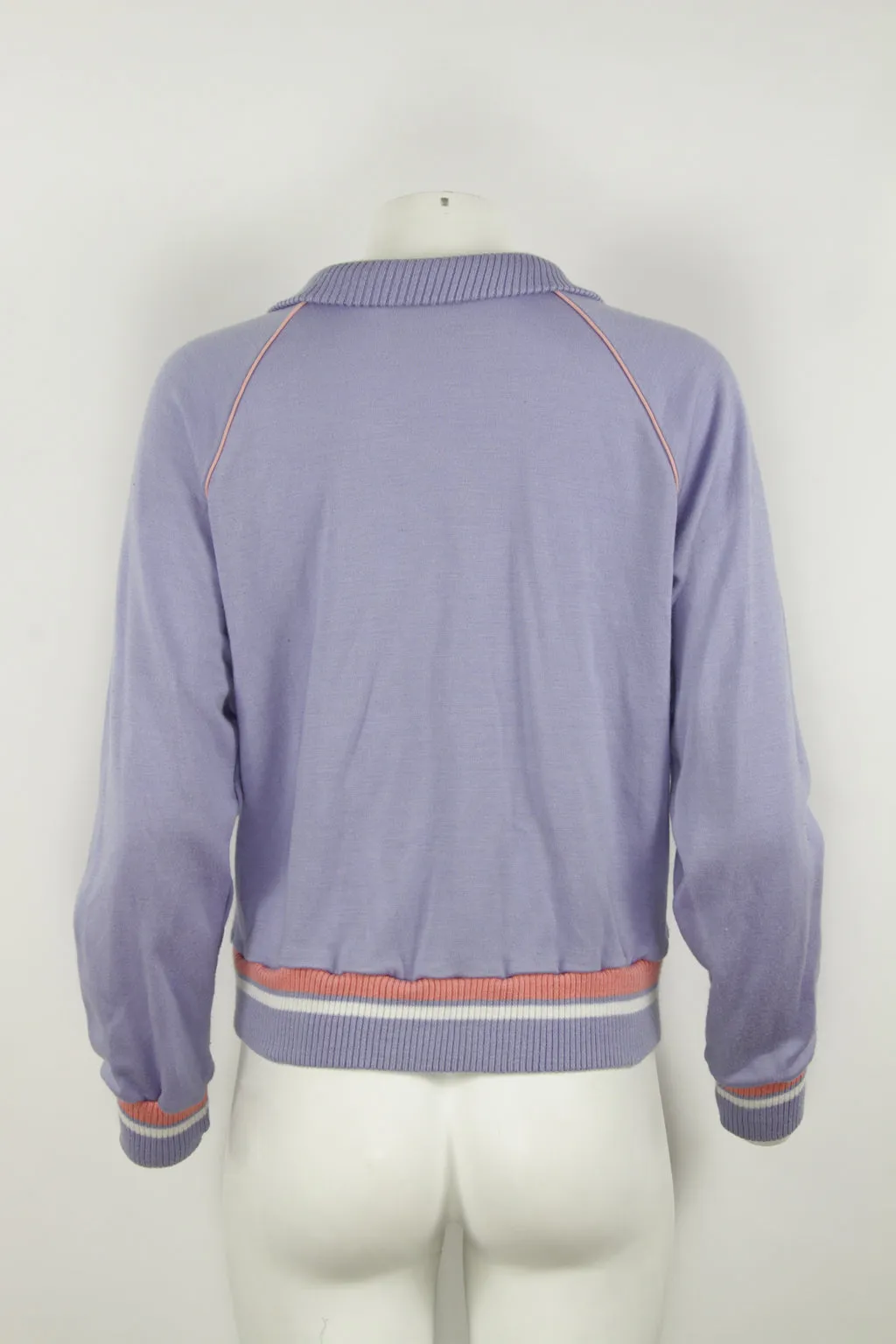 80s Nike Lilac and Pink track top - M
