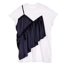 8GIRLS DESIGN FRILL FRONT DETAIL MINI SMOCK DRESS
