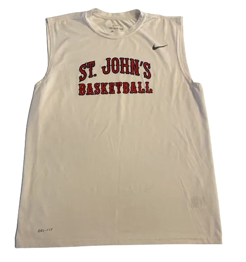 Aaron Wheeler St. John's Basketball Team Issued Workout Tank (Size L)