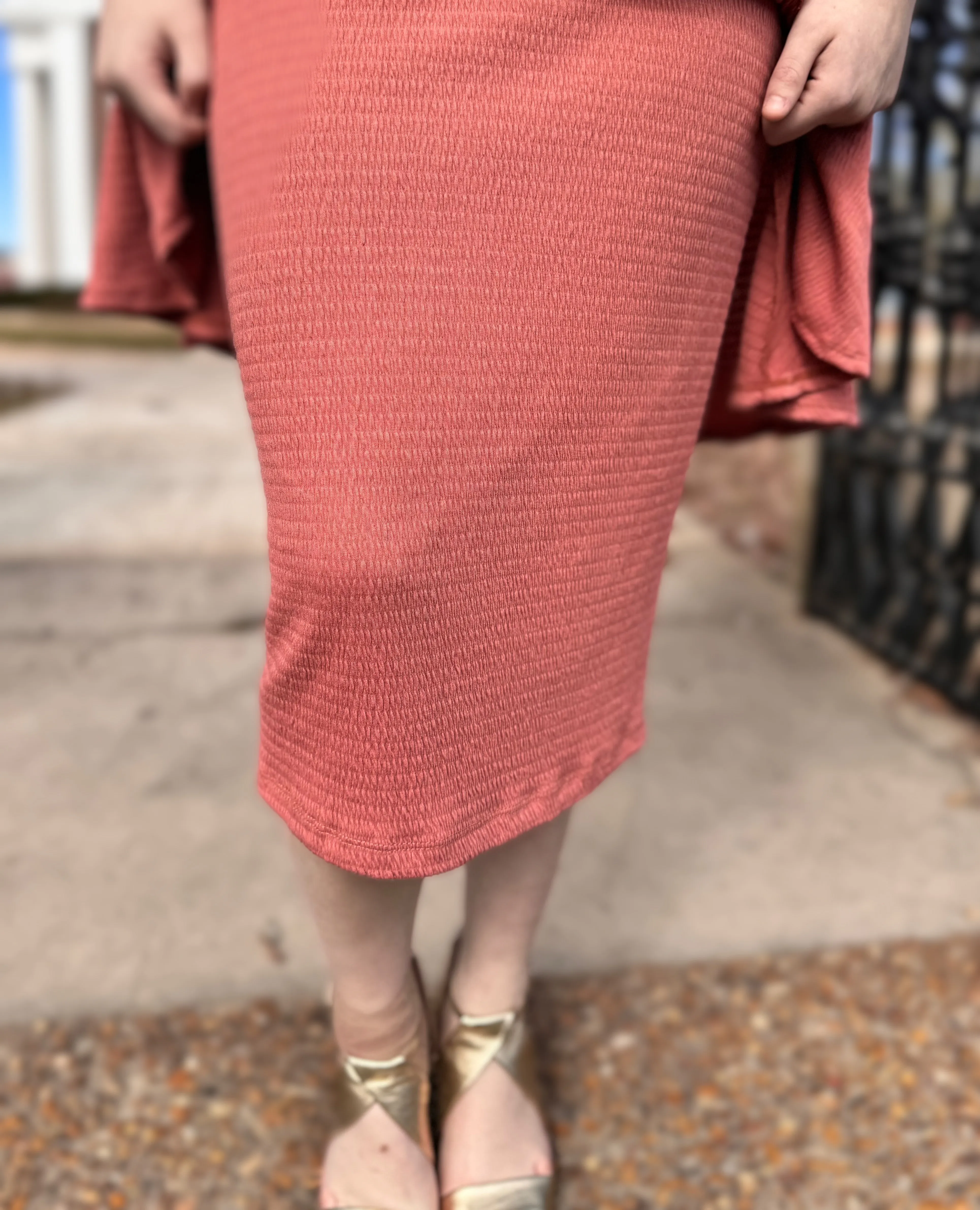 Abby Smocked Skirt