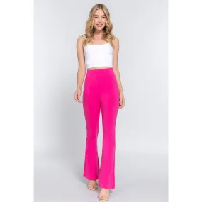 ACTIVE BASIC Waist Elastic Slim Flare Yoga Pants  🌟 Your Everyday Flex & Flair