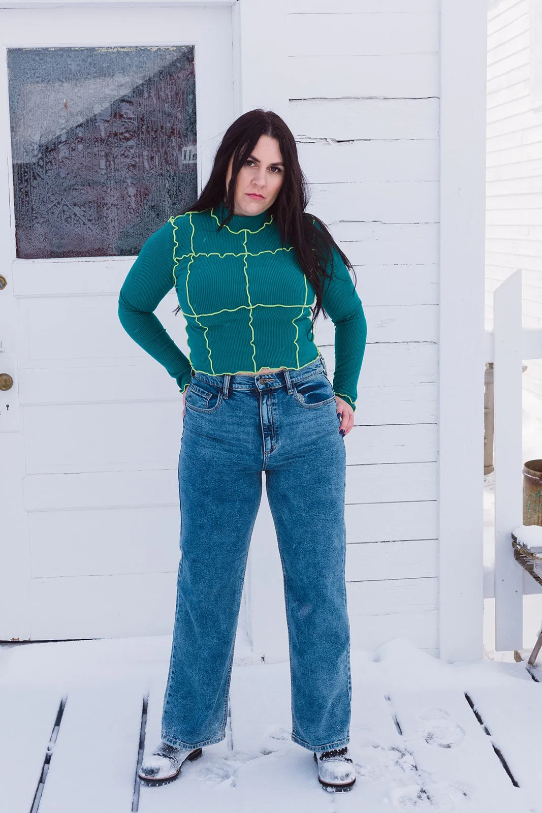 Ada Long Sleeve Crop Top