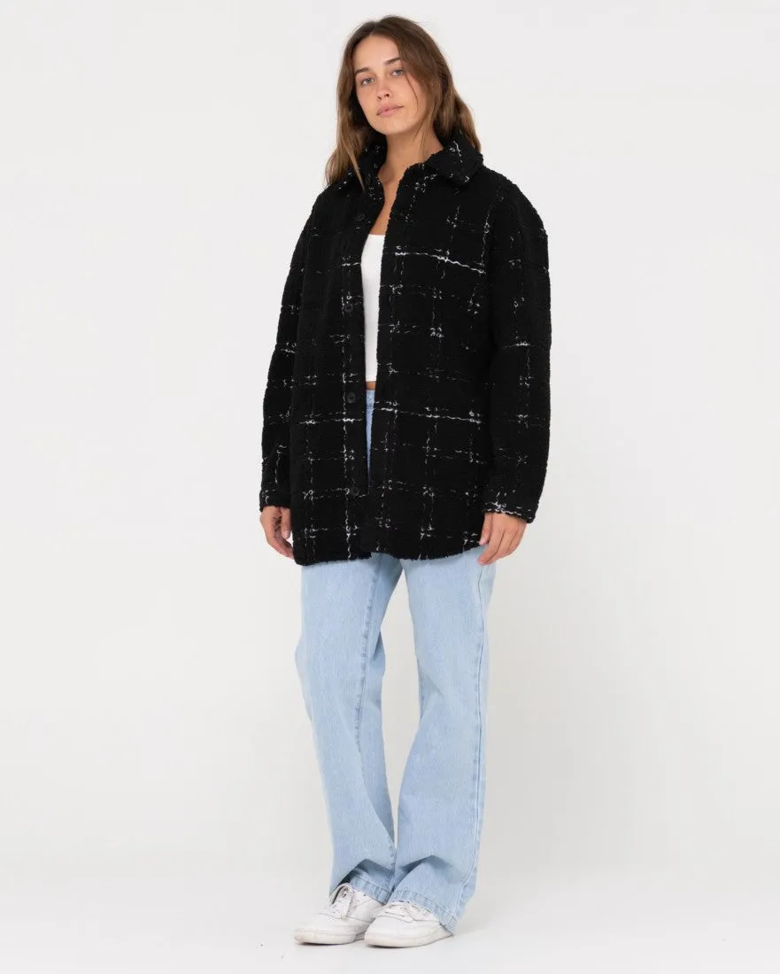 Alma Oversized Sherpa Jacket