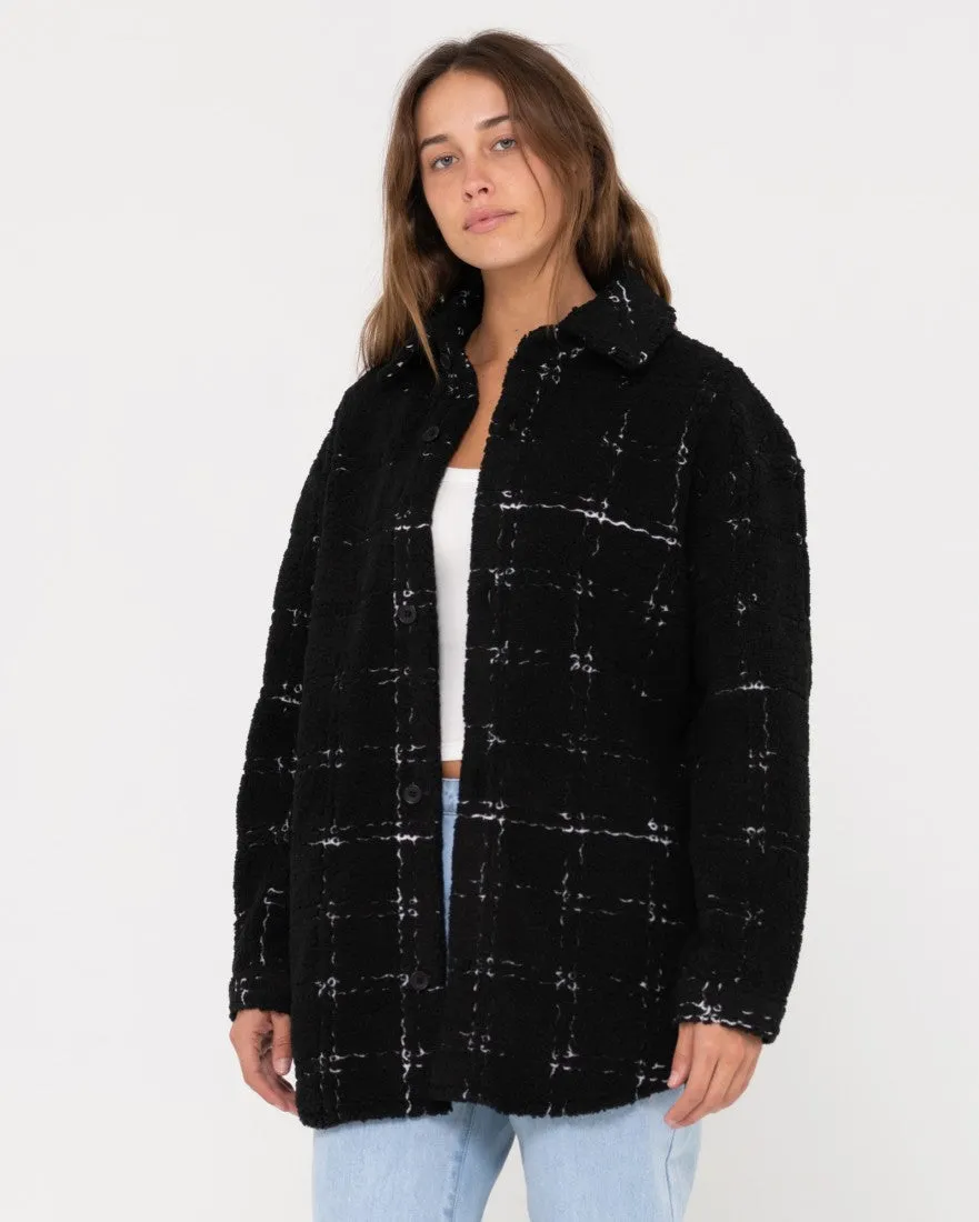 Alma Oversized Sherpa Jacket