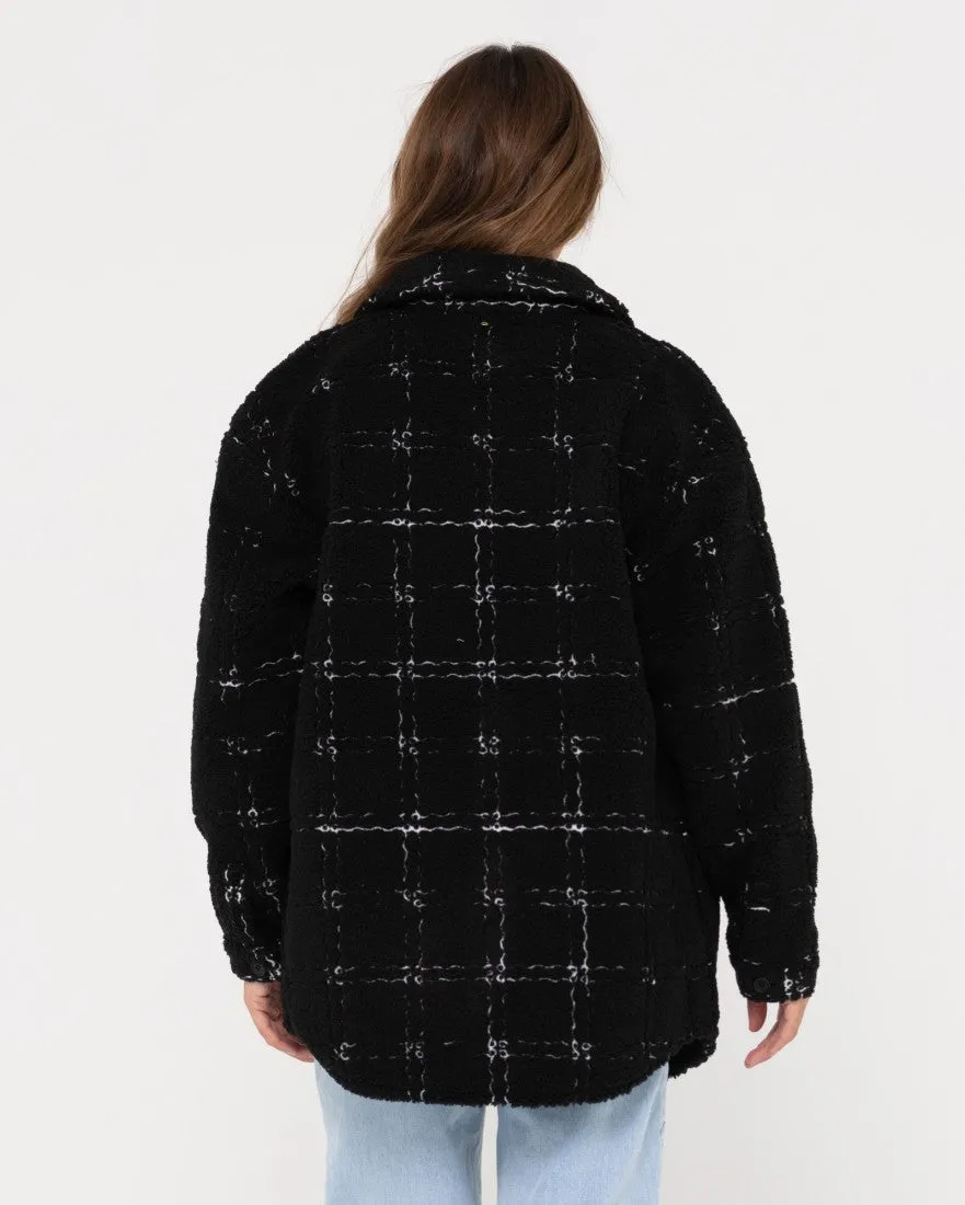 Alma Oversized Sherpa Jacket