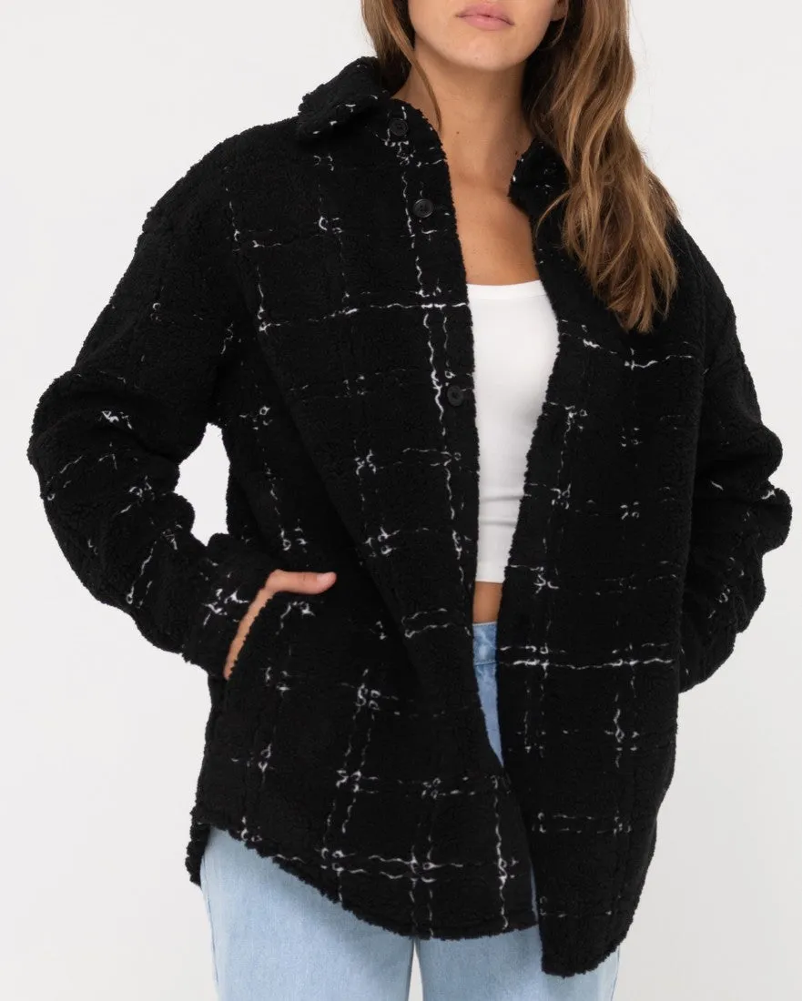 Alma Oversized Sherpa Jacket