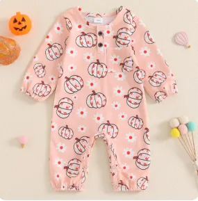 Ashley Spring Fall Pumpkin Jumpsuit