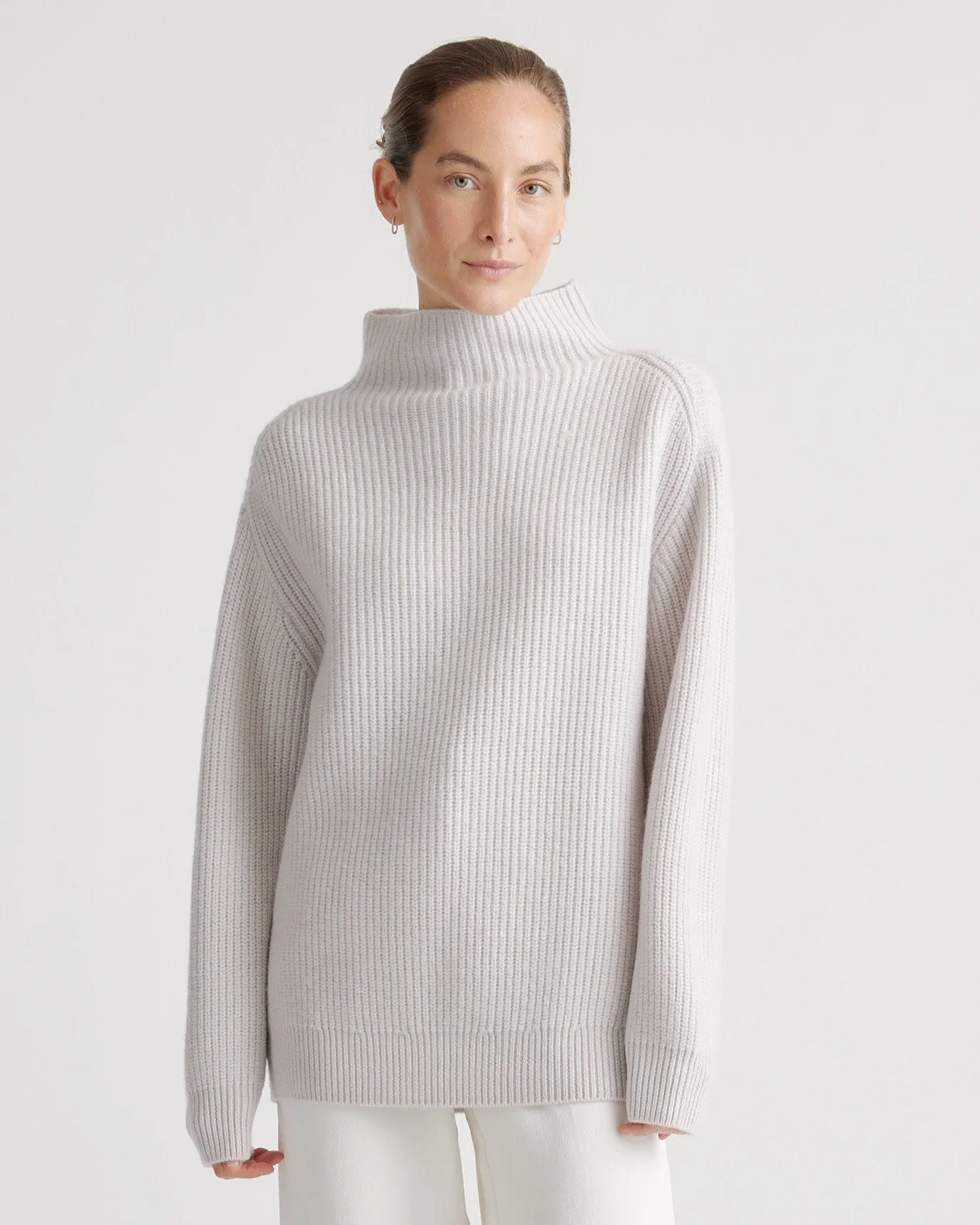 Australian Merino Wool Oversized Turtleneck Sweater