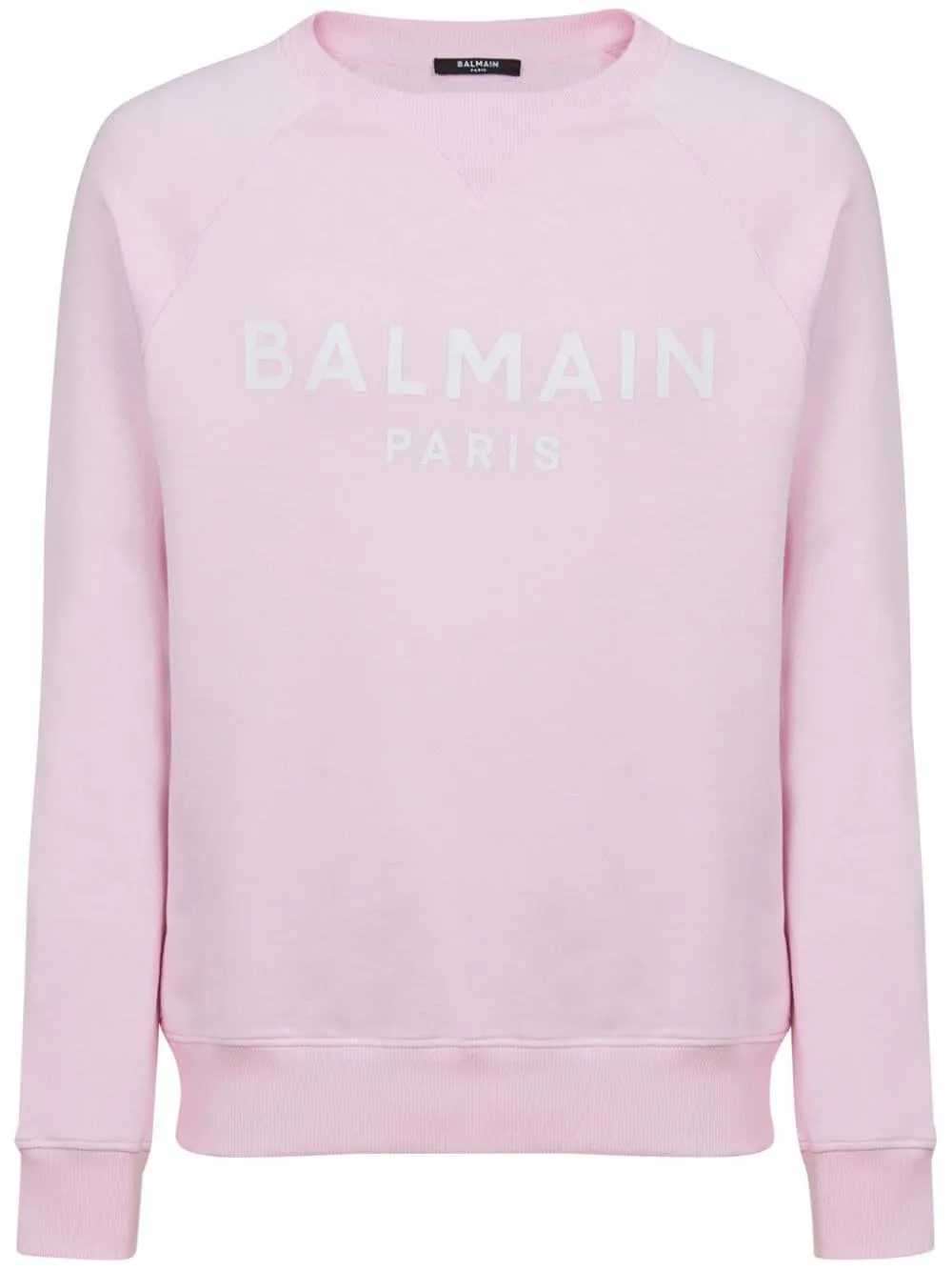 BALMAIN Signature Print Crewneck Sweatshirt