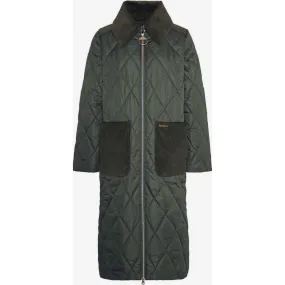Barbour Malton Quilt Jacket In Olive/Ancient