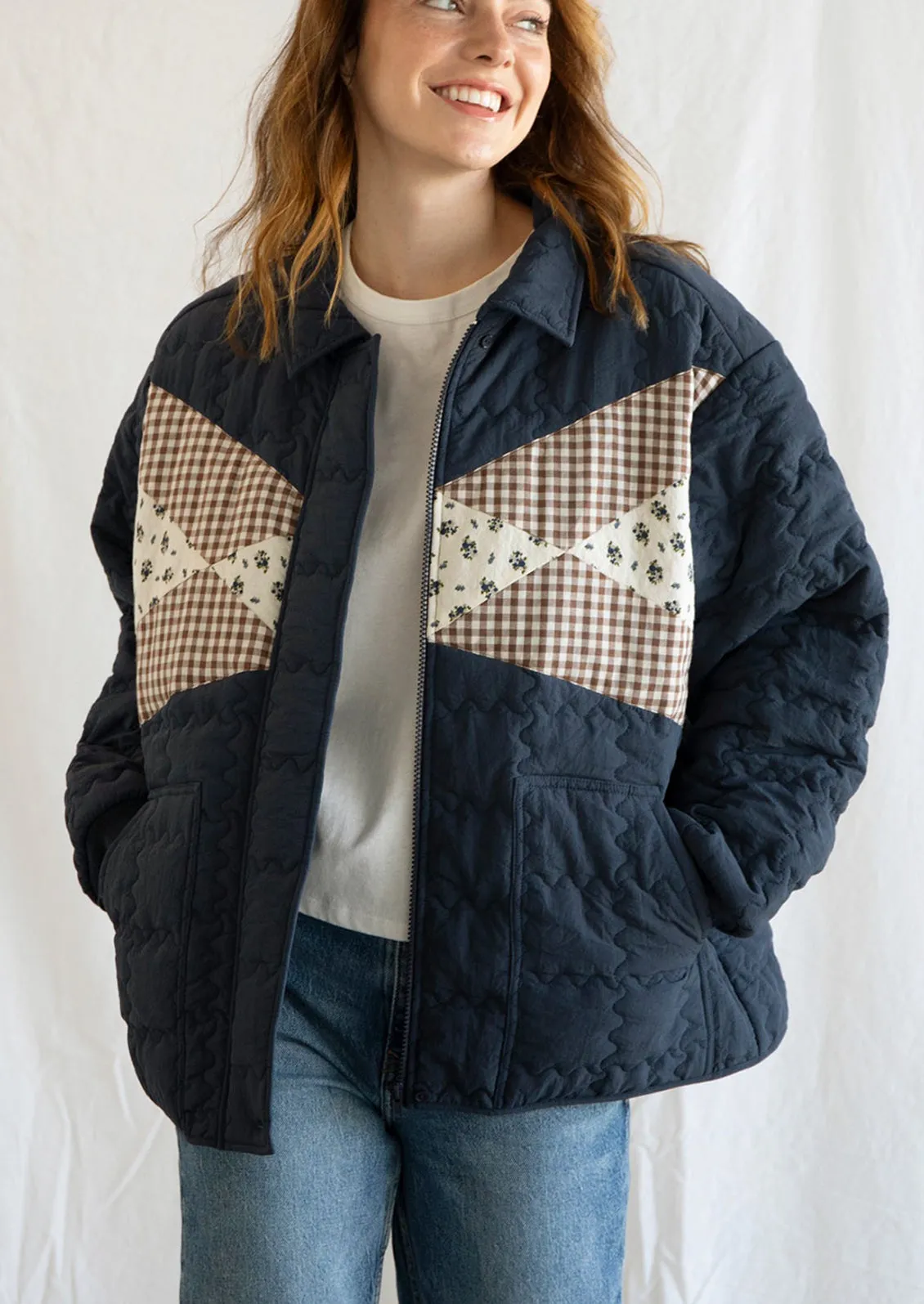 Betty Patchwork Quilted Jacket