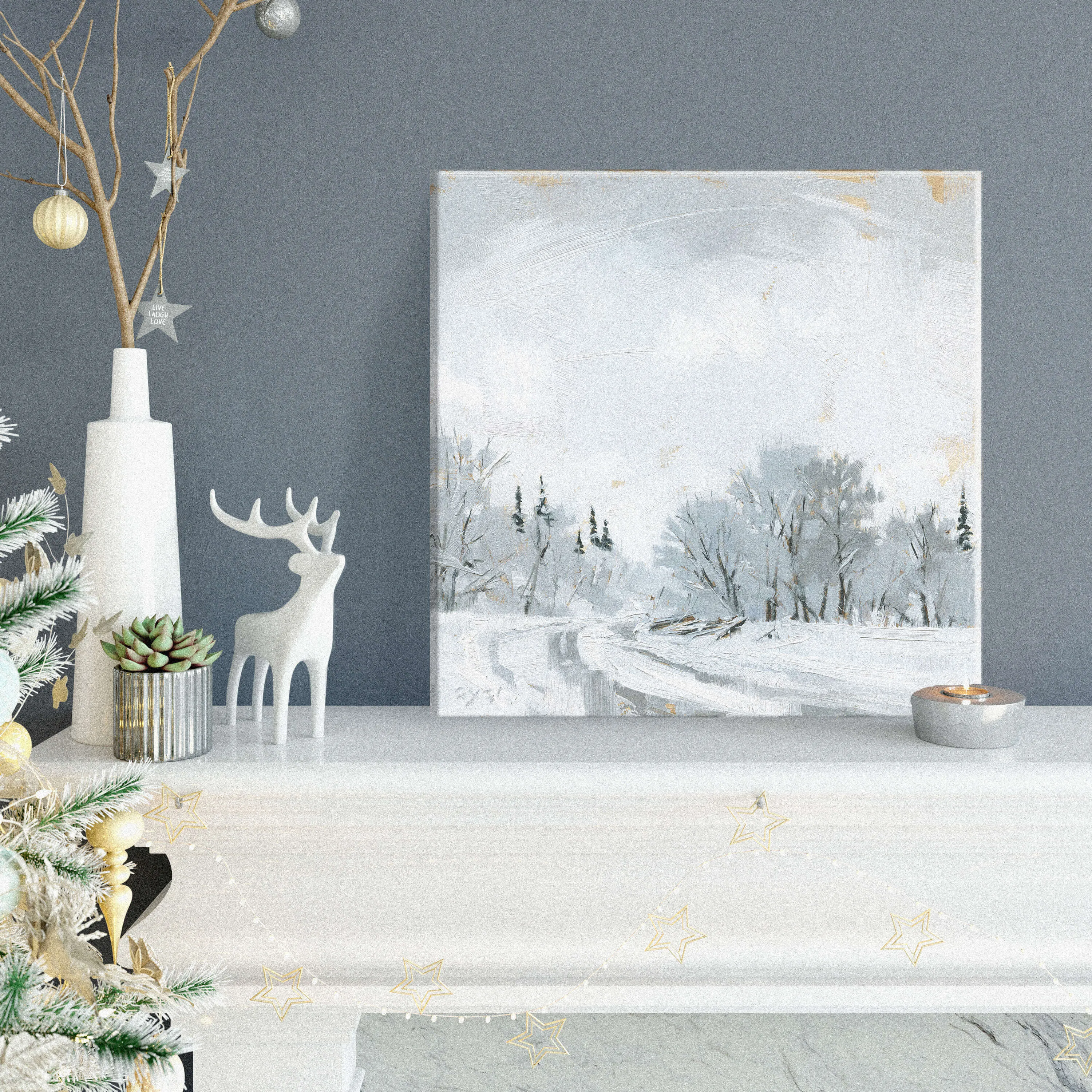 Big Sky Winterscape Wall Art