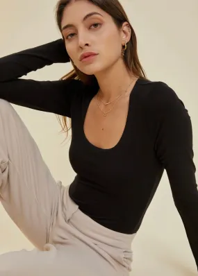 Black Shiloh Bodysuit
