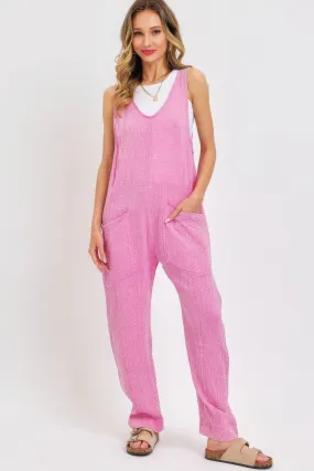 Blue Zone Planet |  Mineral Washed Summer Jumpsuit
