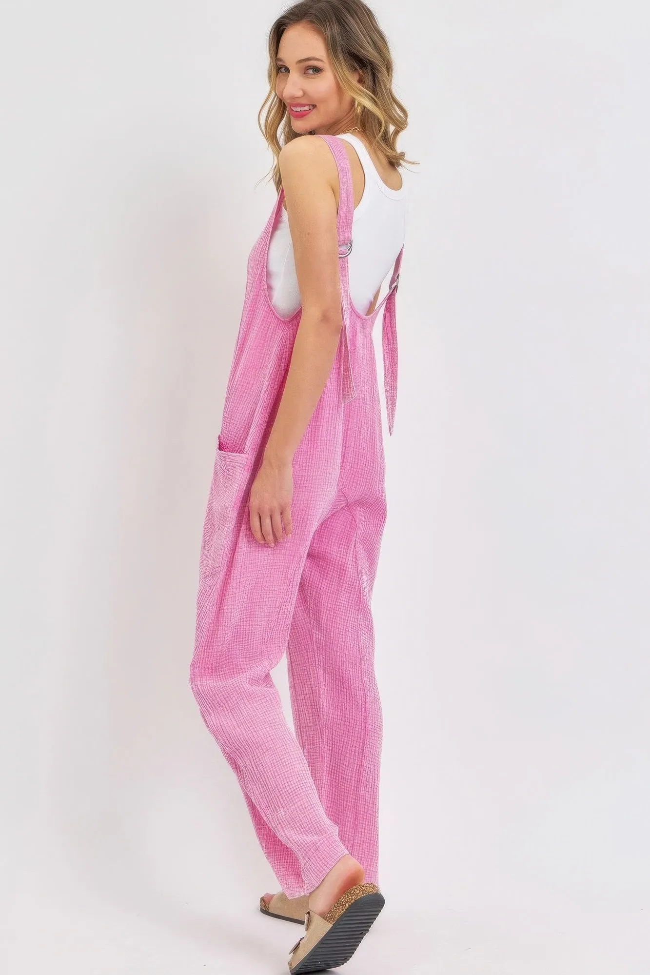 Blue Zone Planet |  Mineral Washed Summer Jumpsuit