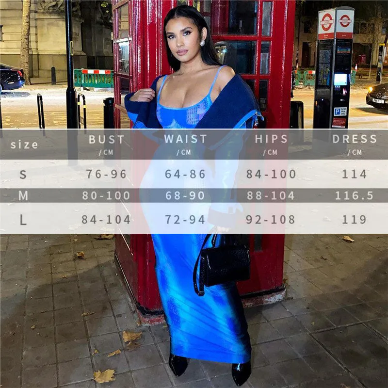 Body 3D Print Long Dress
