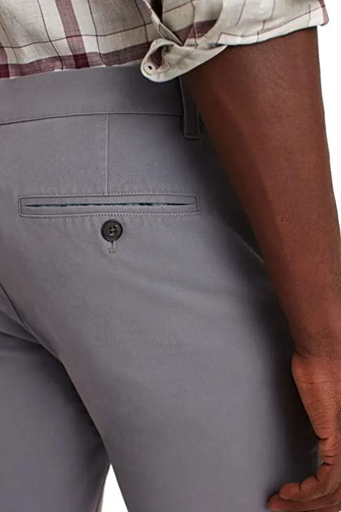 Bonobos Men's Faded Black 42W x 32L Slim Stretch Washed Chino 2.0 Pants