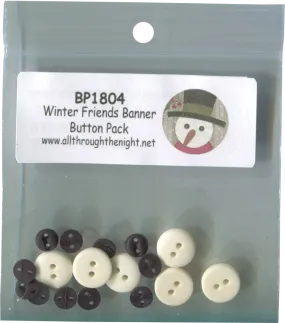 BP1804 - Winter Friends Banner Button Pack