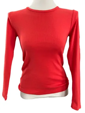 Bright Winter Orange Long Sleeve Tee