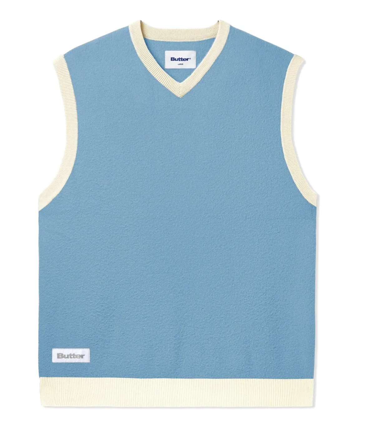 Butter Goods Mohair Knit Vest - Dusk Blue