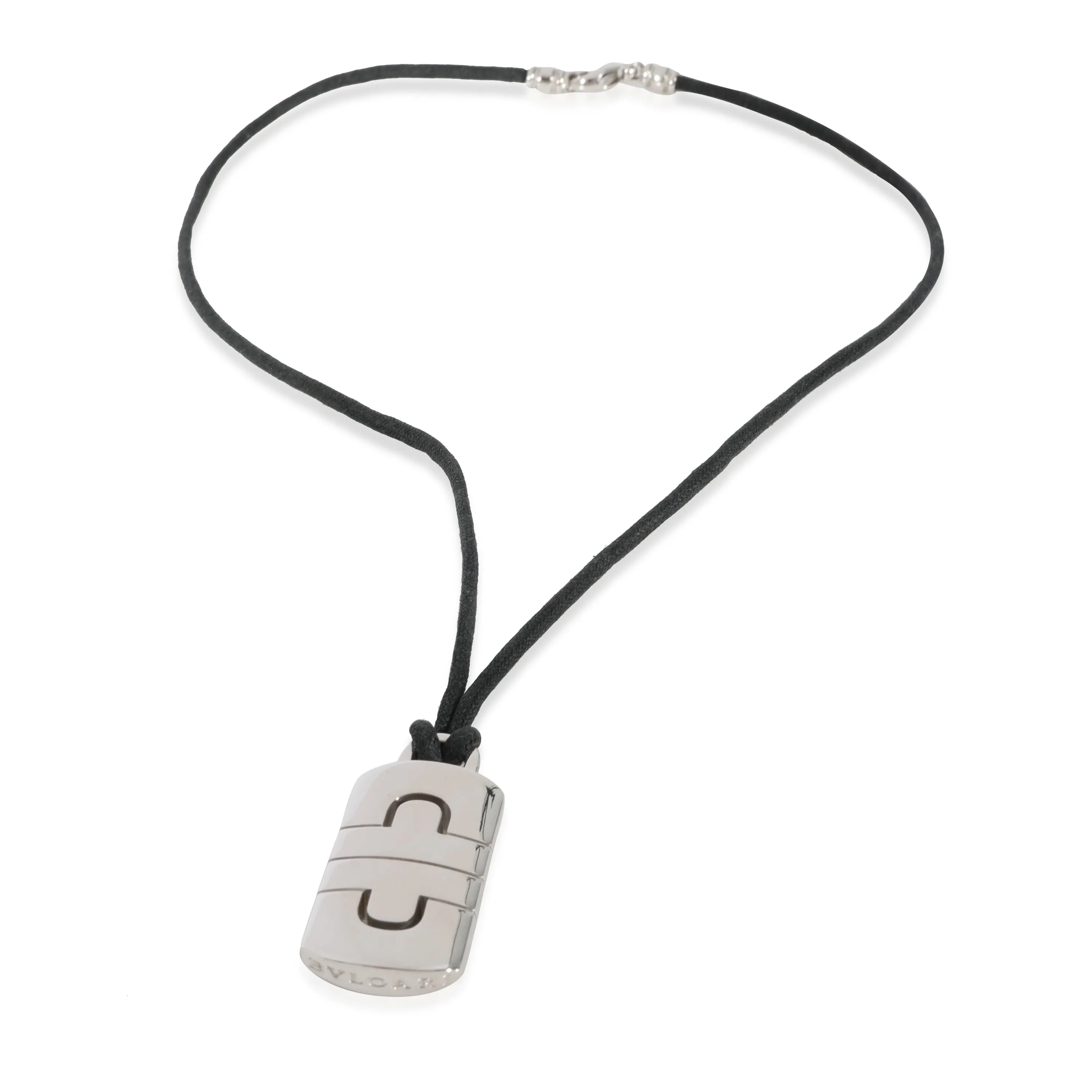 BVLGARI Parentesi Fashion Pendant in 18k White Gold