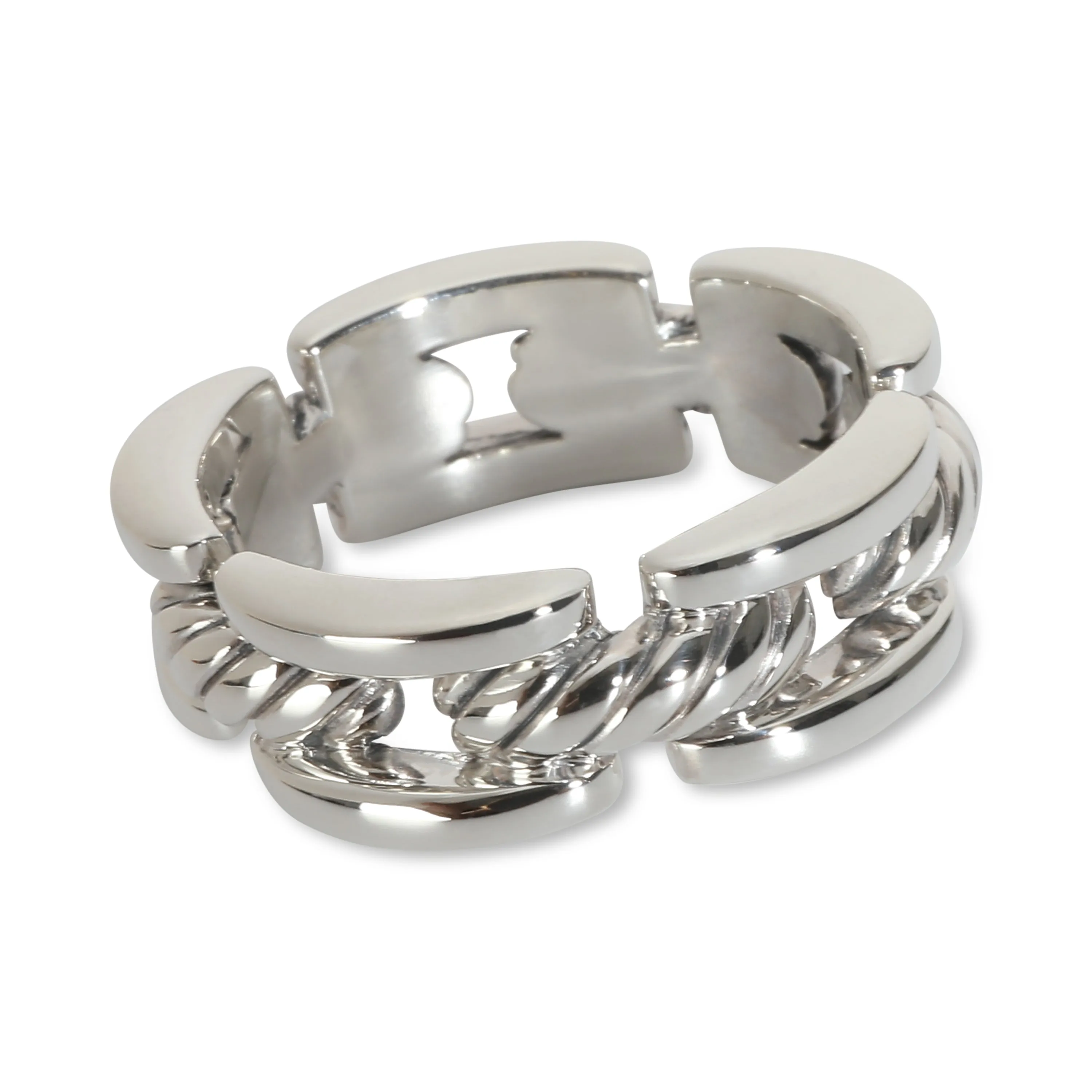 Cable Fashion Ring in  Sterling Silver