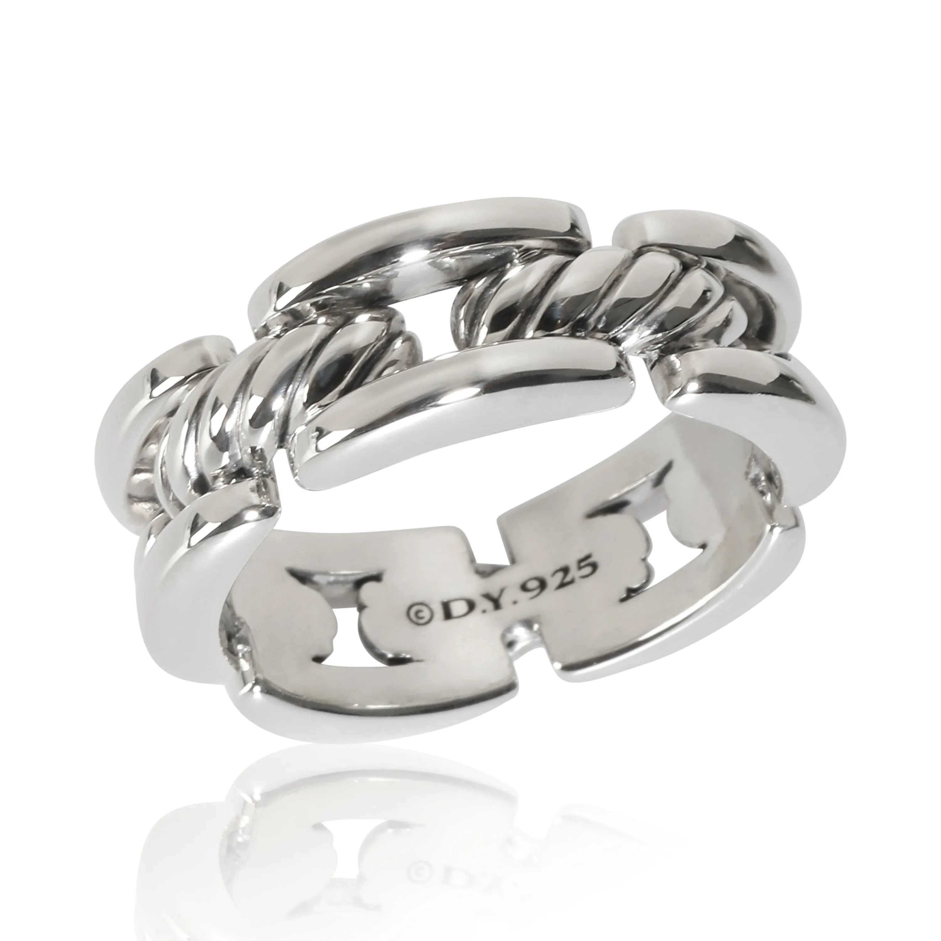 Cable Fashion Ring in  Sterling Silver