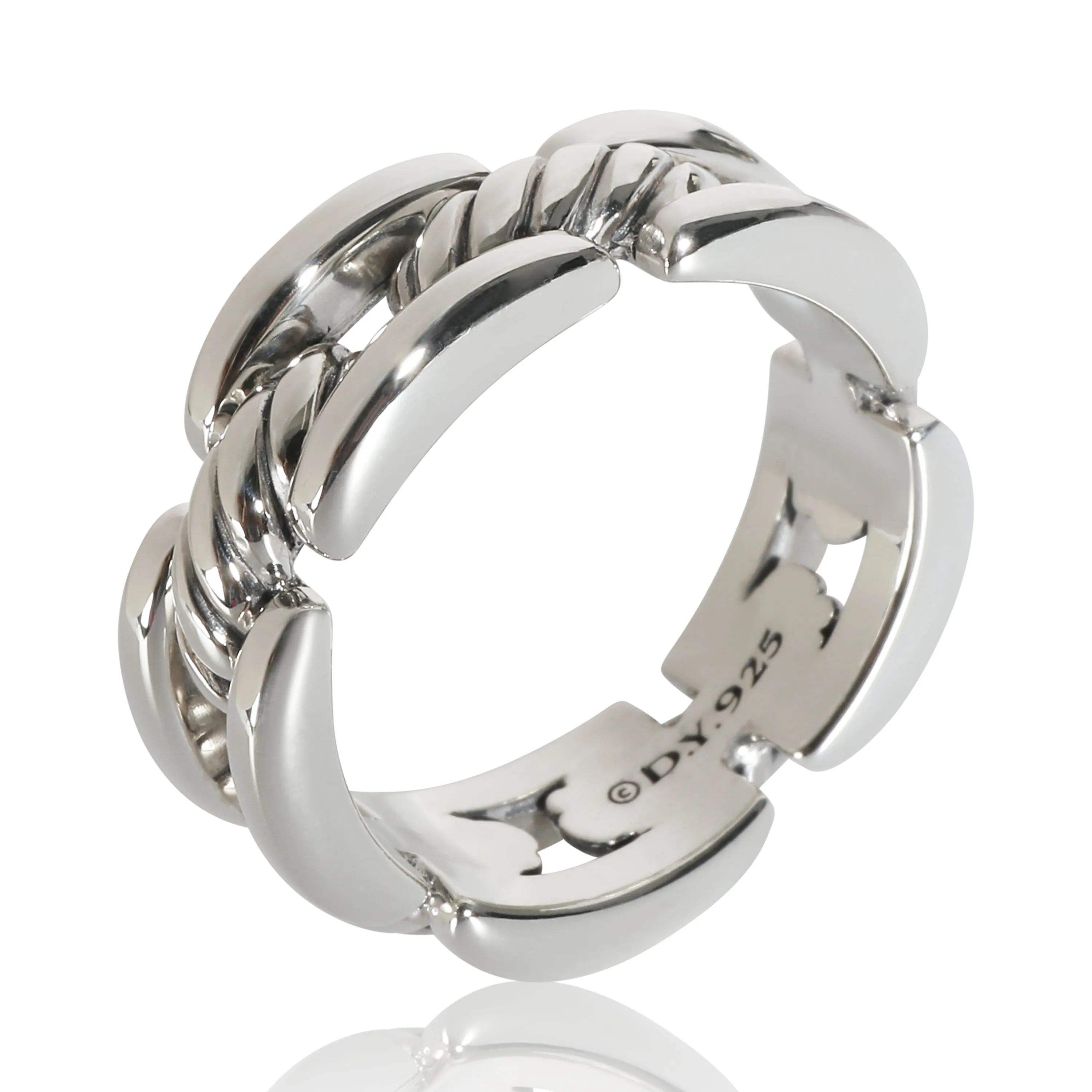 Cable Fashion Ring in  Sterling Silver