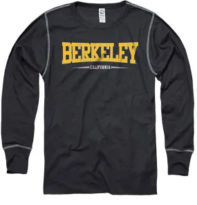 California Golden Bears Berkeley Men's Long Sleeve Thermal - Black