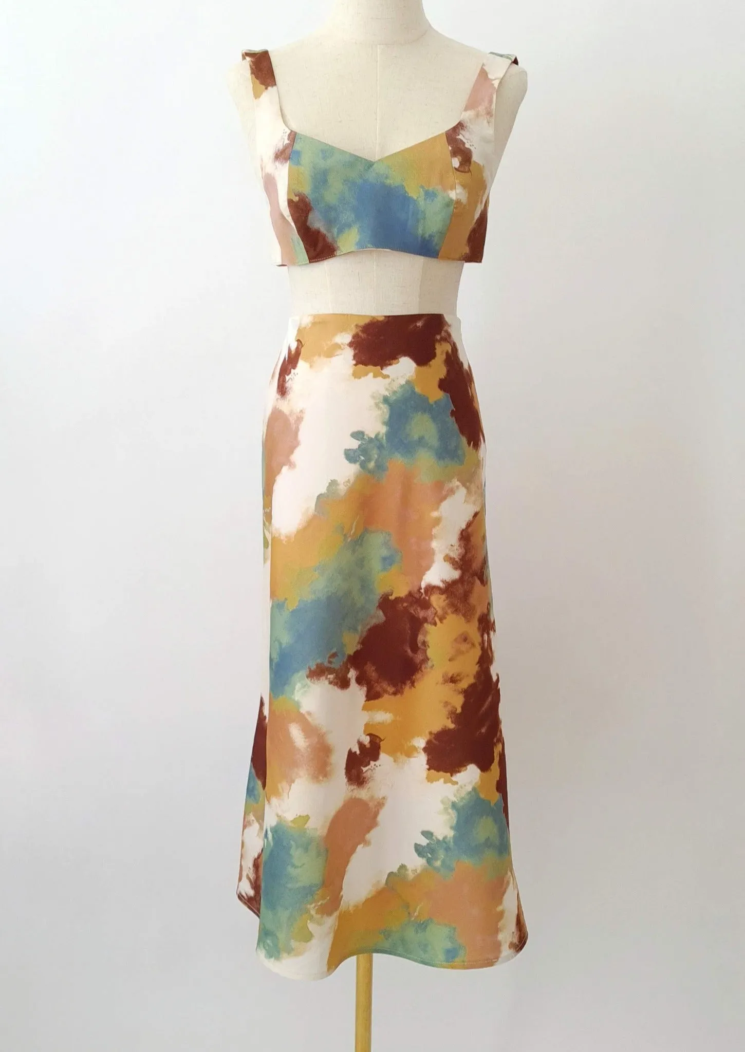 Camo Midi Skirt