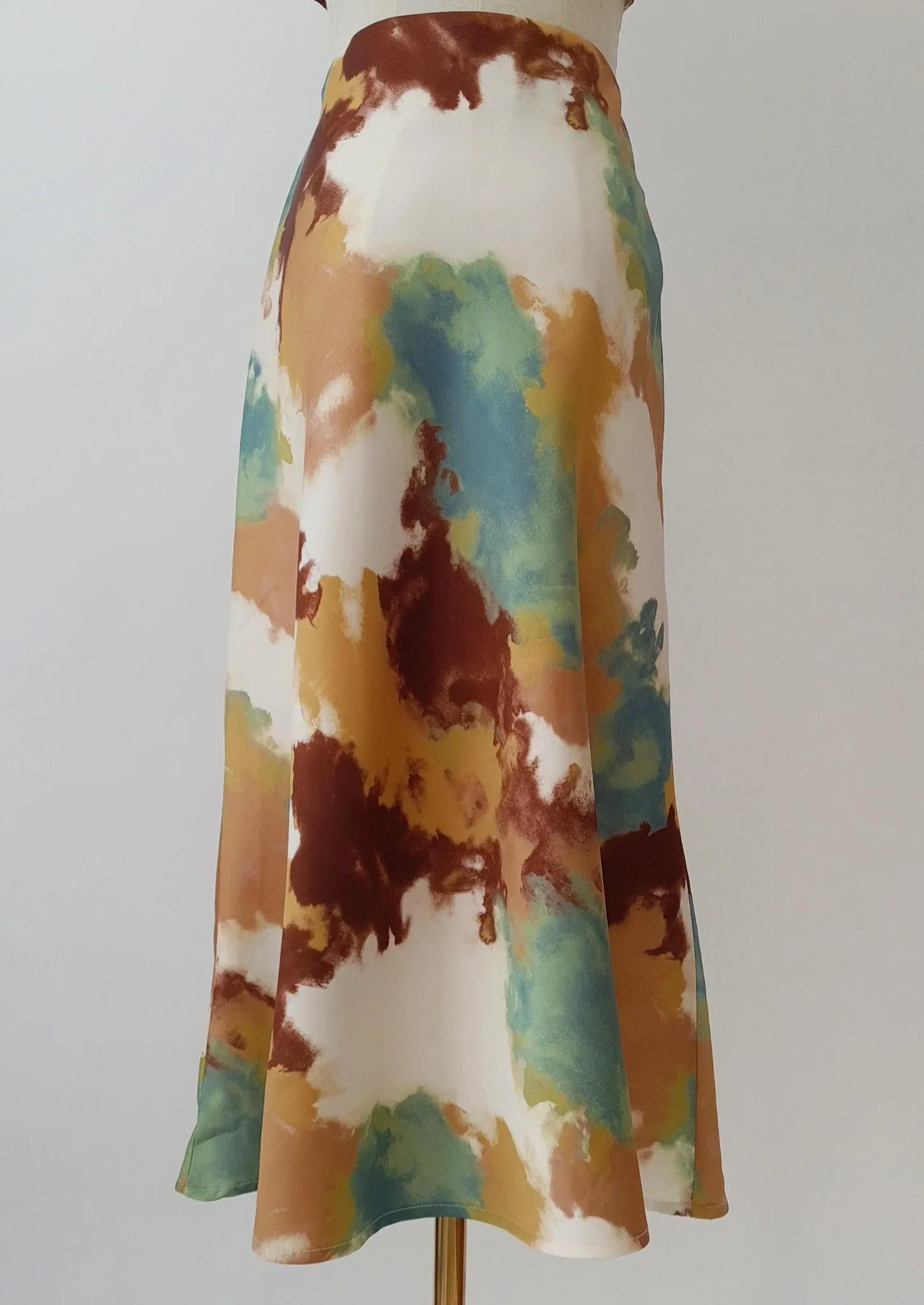 Camo Midi Skirt
