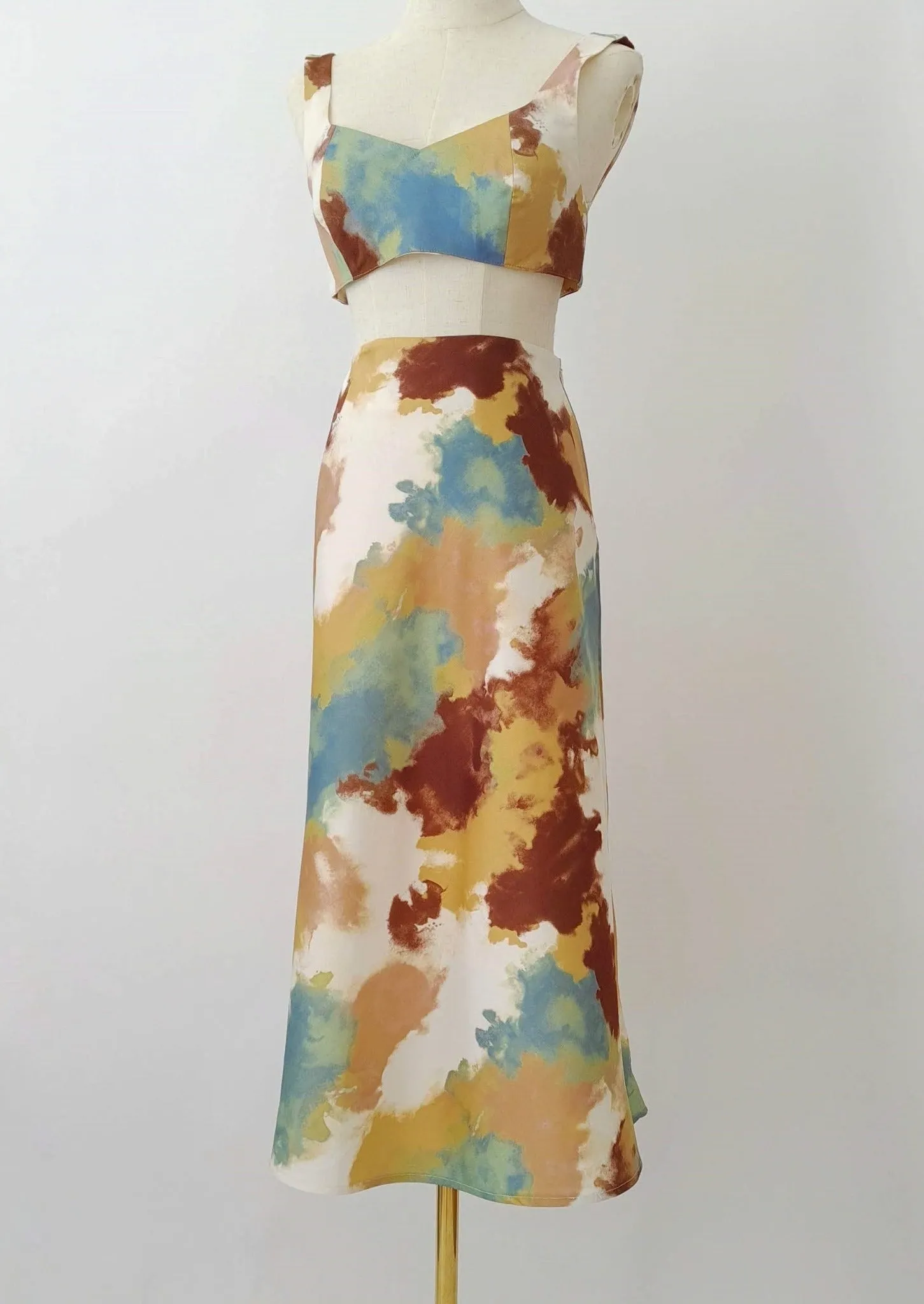 Camo Midi Skirt