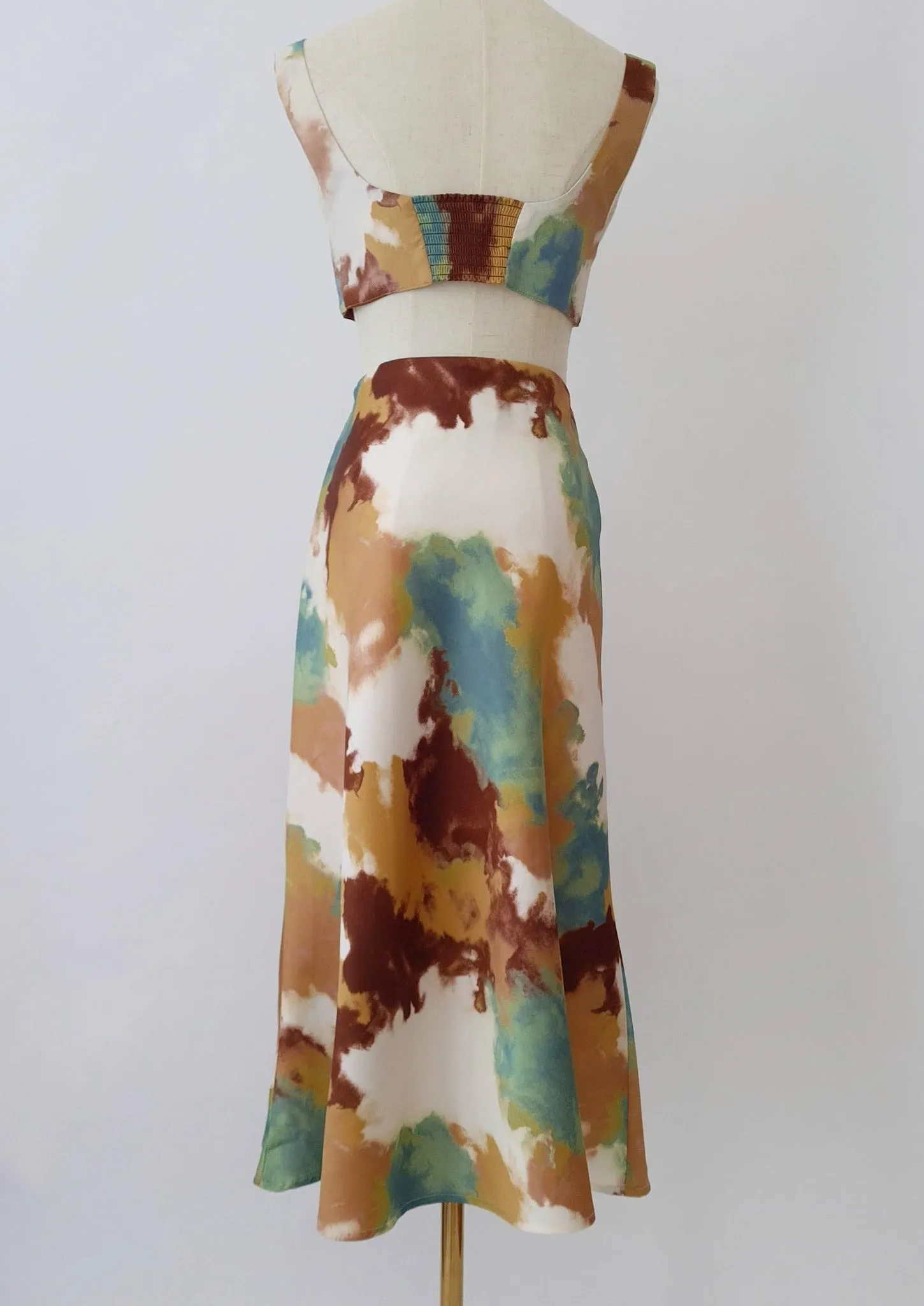Camo Midi Skirt
