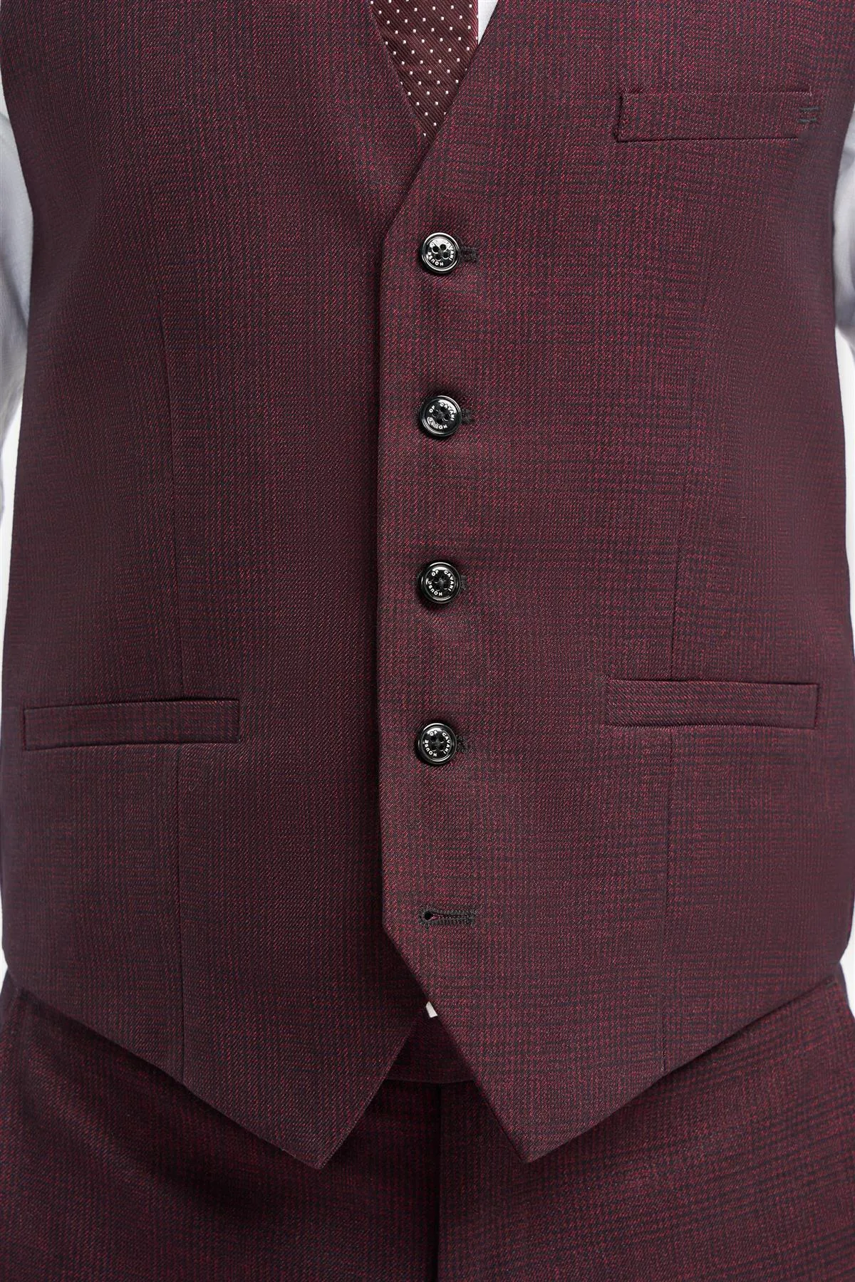 Caridi Wine Waistcoat
