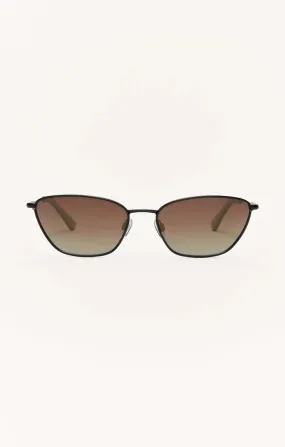 Catwalk Sunglasses in Polished Black