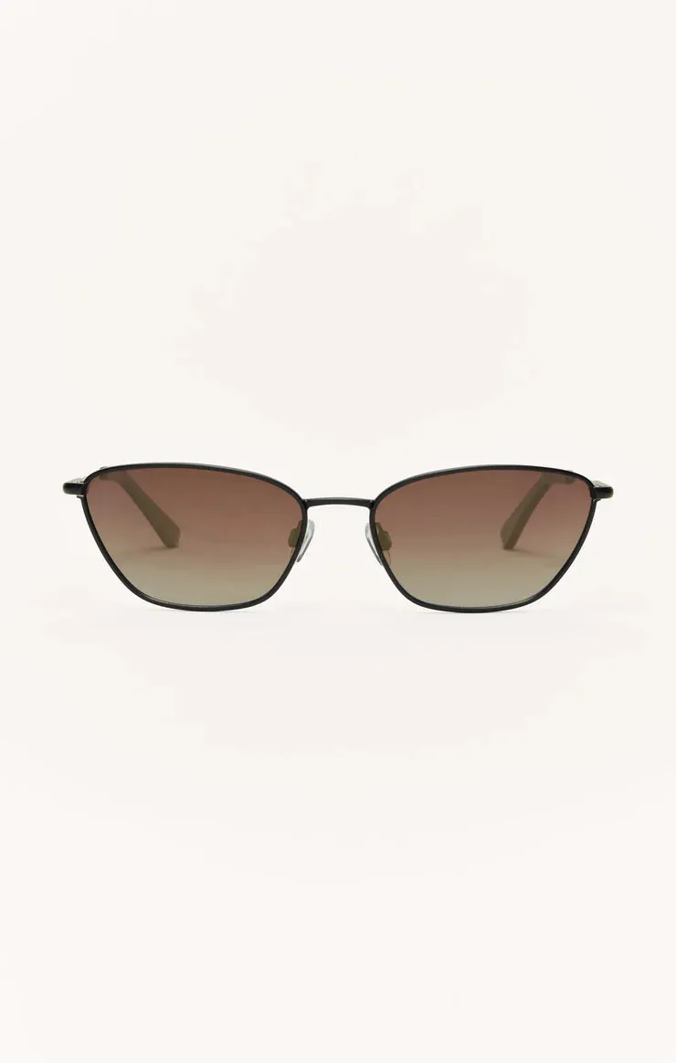 Catwalk Sunglasses in Polished Black