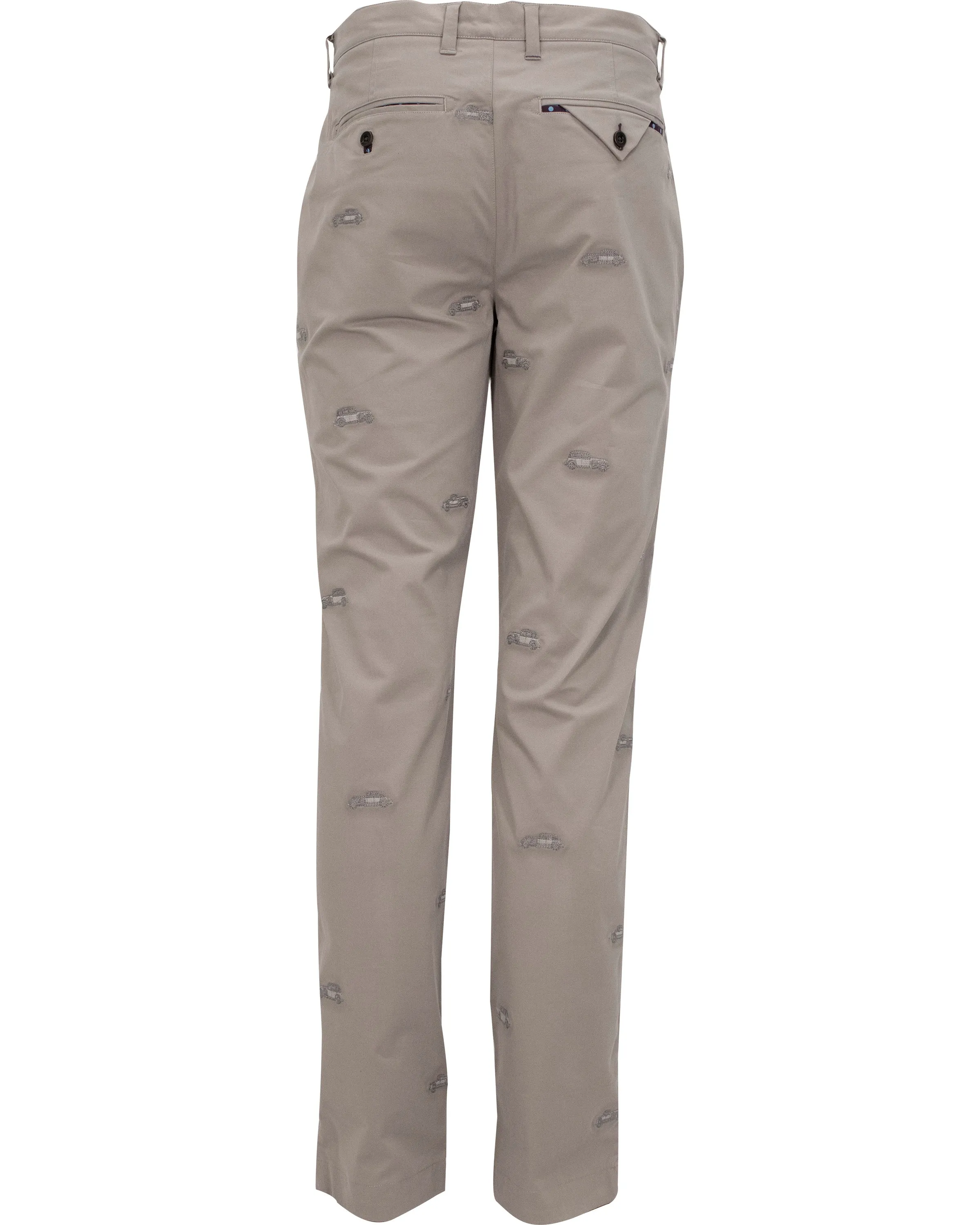 Charles Cars Embroidery Elephant Pants